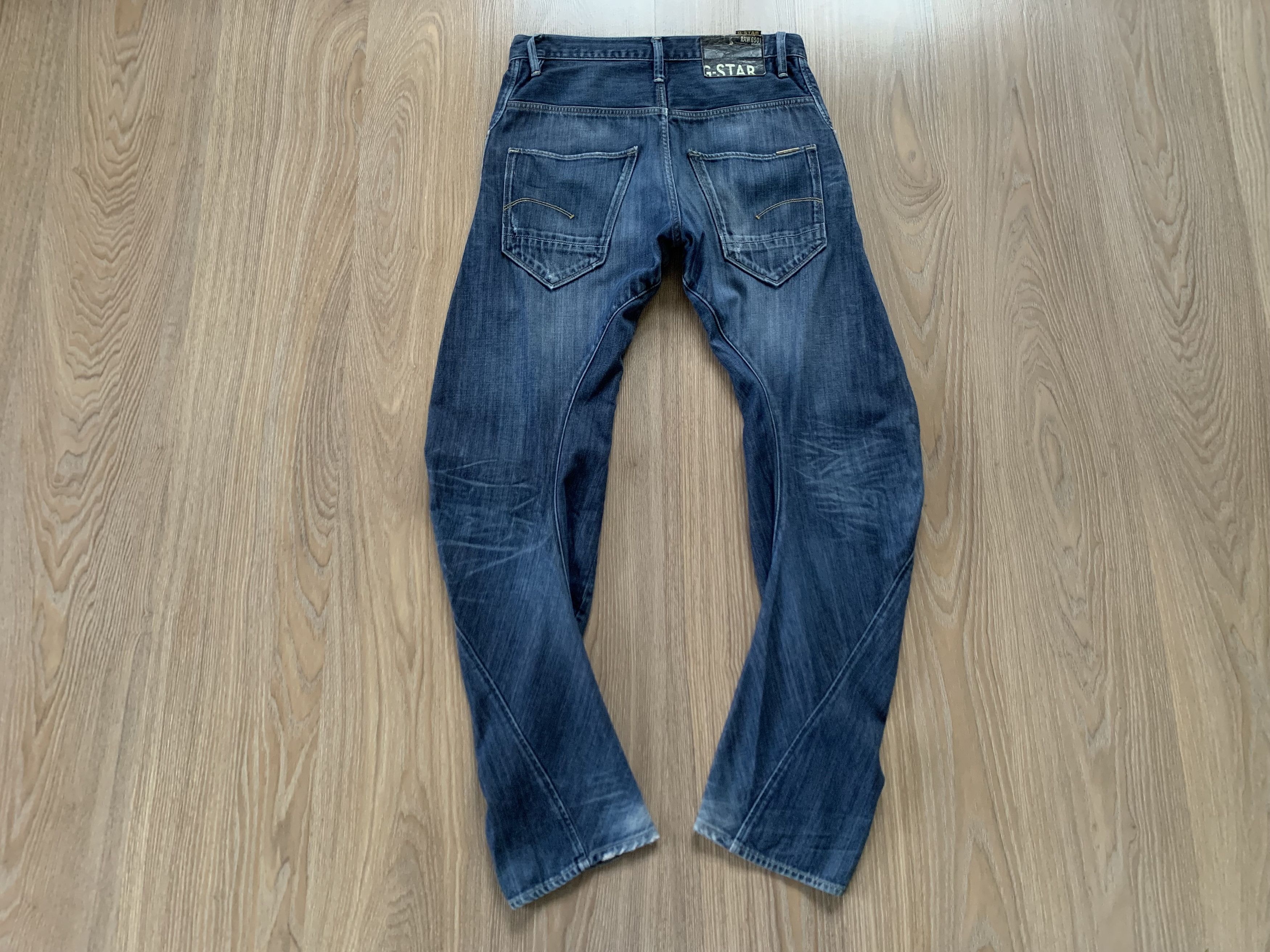 G-Star G-Star Raw Arc 3D Loose Tapered Light Blue Jeans Size US 29 - 3 Thumbnail
