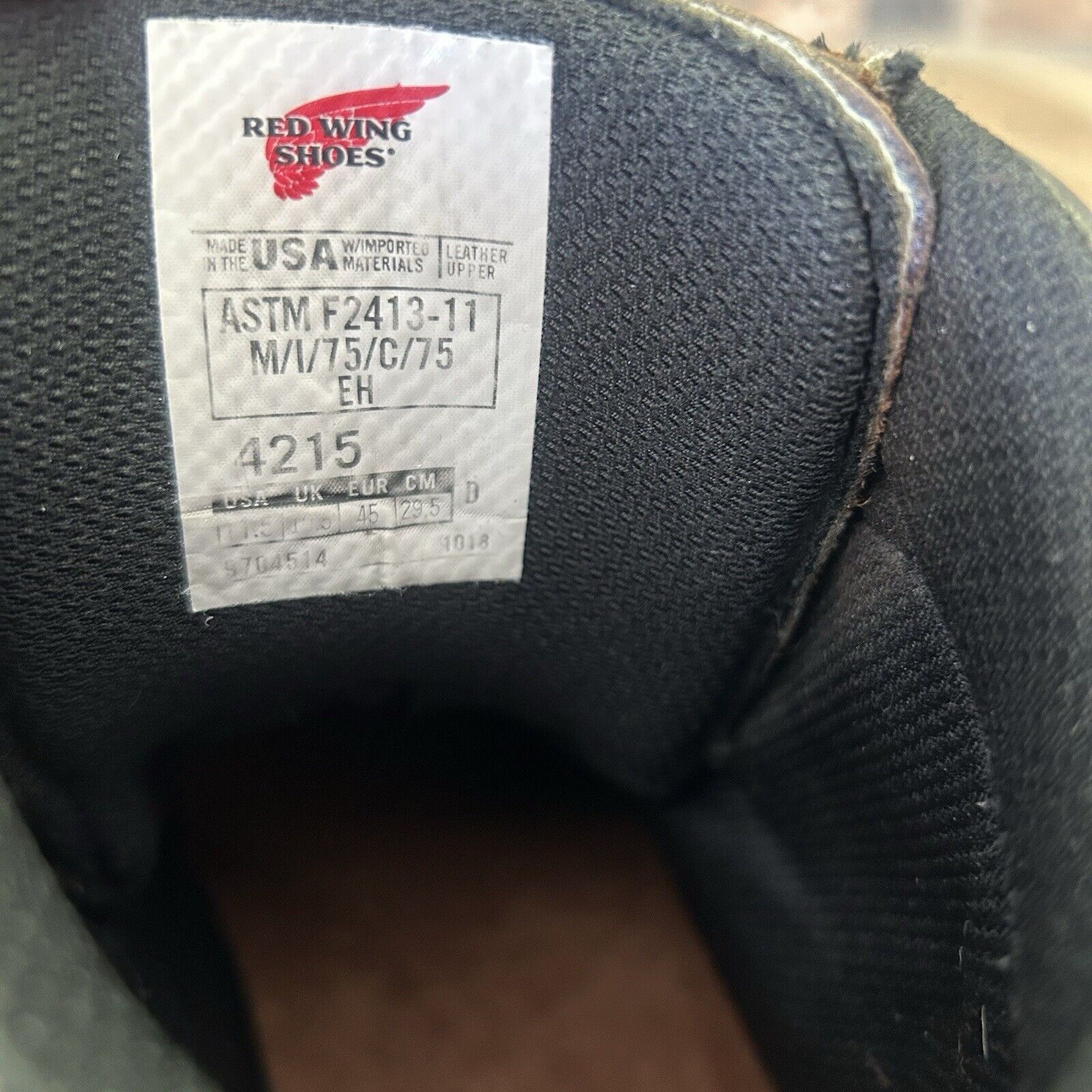 Red Wing Red Wing 4215 Steel Toe Dynaforce Work Boots Mens 11.5 D Size US 11.5 / EU 44-45 - 4 Thumbnail