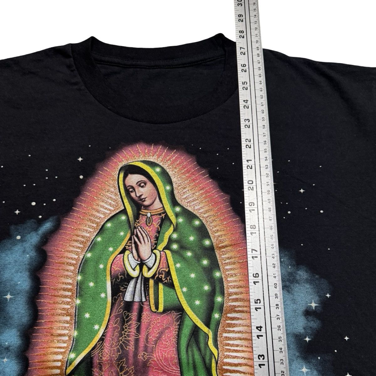 Other Vintage Y2K Praying Virgin Mary Religious Shirt Black L Size US L / EU 52-54 / 3 - 5 Thumbnail