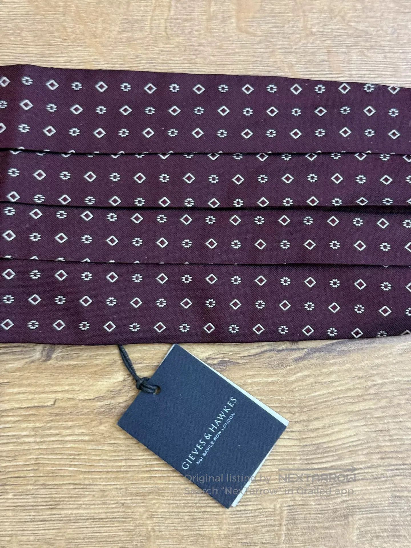 Gieves & Hawkes Gieves & Hawkes Silk Floral Waist Belt. Size ONE SIZE - 1 Thumbnail