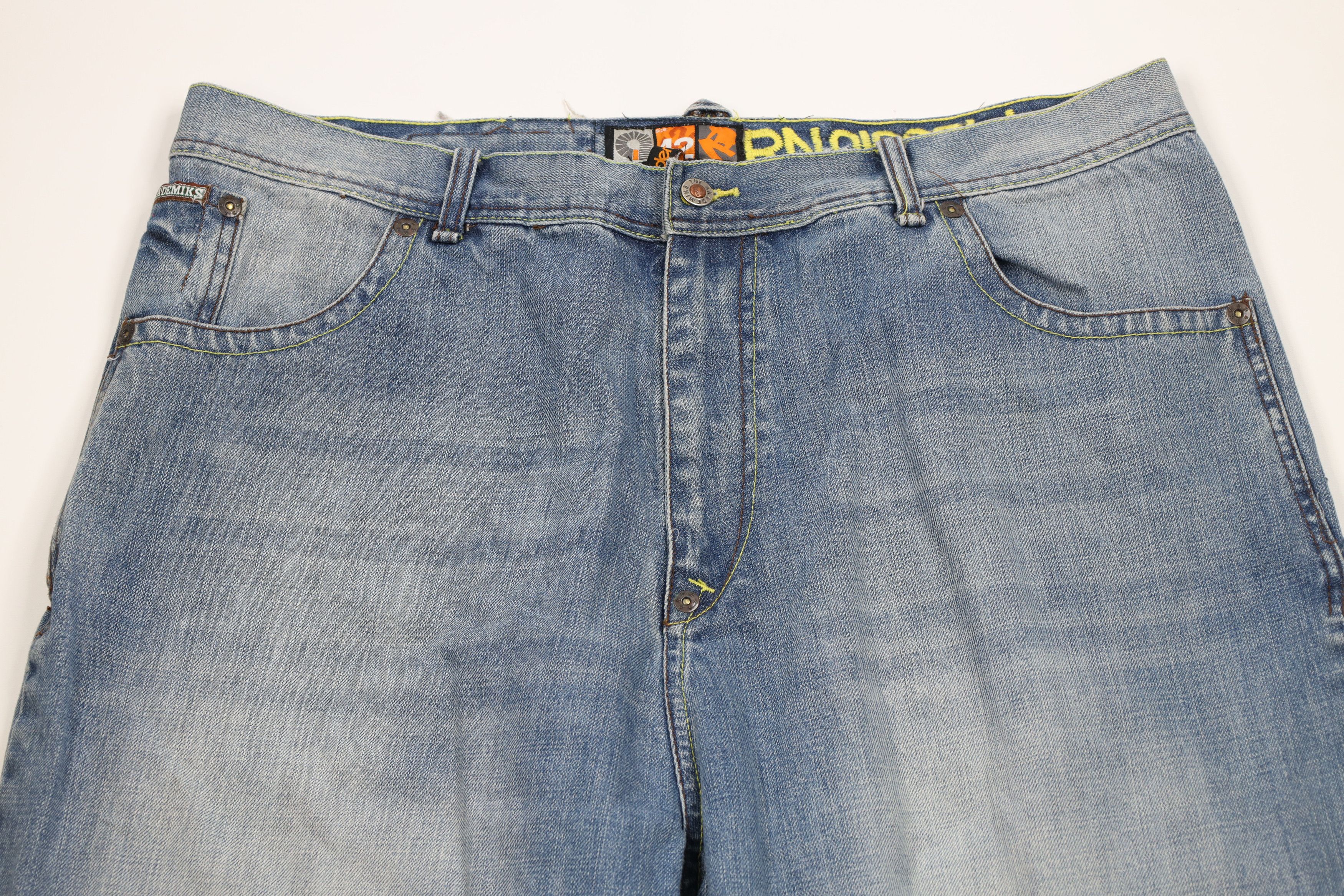 Vintage Vintage Y2K Streetwear Wide Leg Denim Jeans Blue Cotton Size US 42 / EU 58 - 2 Thumbnail