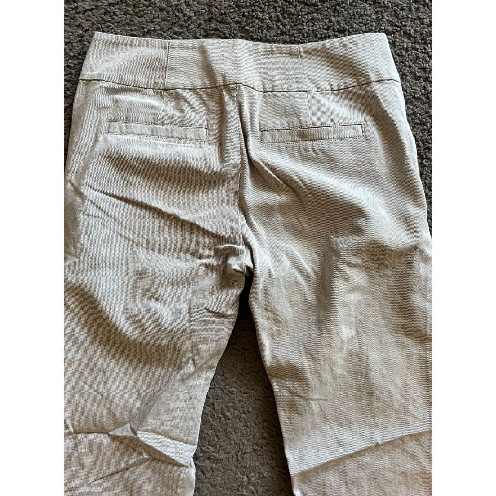 Calvin Klein Calvin Klein Jeans Women 4 Gray Solid Straight Leg Capri Fit Denim 30.5 Inseam Full Length Regular Rise 4/Low Waist Brand: Calvin Klein Womens Jeans Size 27" / US 4 / IT 40 - 4 Thumbnail