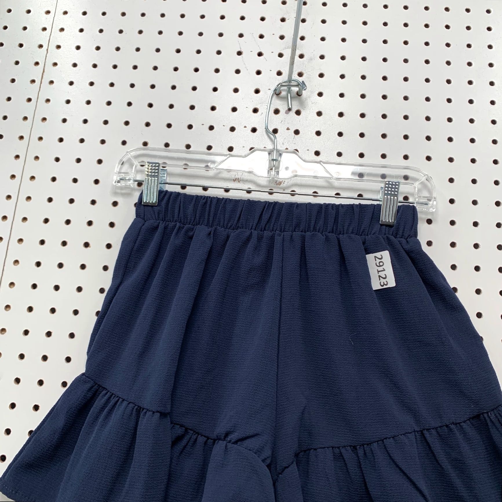 Vintage VINTAGE Tyche Skirt Skort Shorts Womens Small Navy Blue Ruffled Stretch 24x2.5 Size 28" / US 6 / IT 42 - 5 Thumbnail