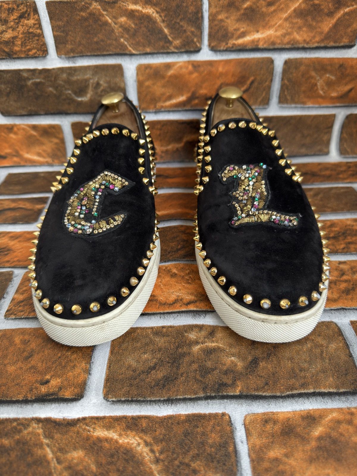 Christian Louboutin Spike boat flats Size US 10.5 / EU 43-44 - 4 Thumbnail