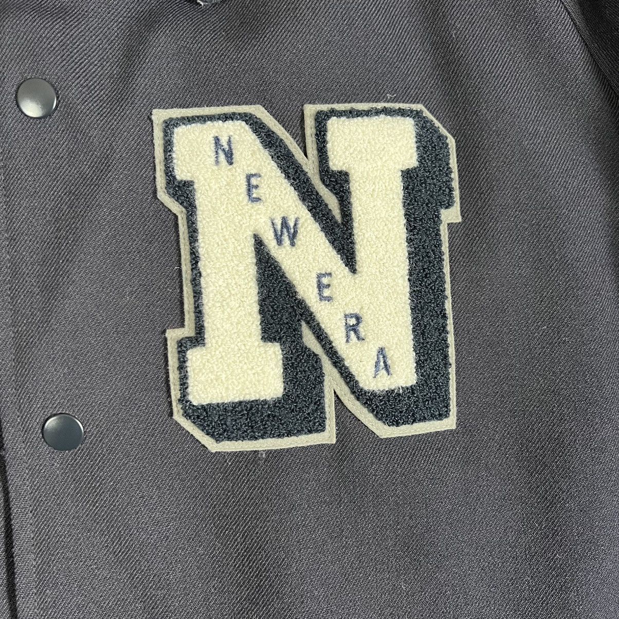 New Era New Era Insulated Navy Blue Coach Jacket Varsity Snap Button Size US XL / EU 56 / 4 - 3 Thumbnail
