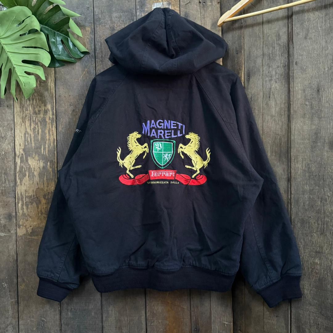 Vintage Ferrari Magneti Marelli Reversible Hoodie