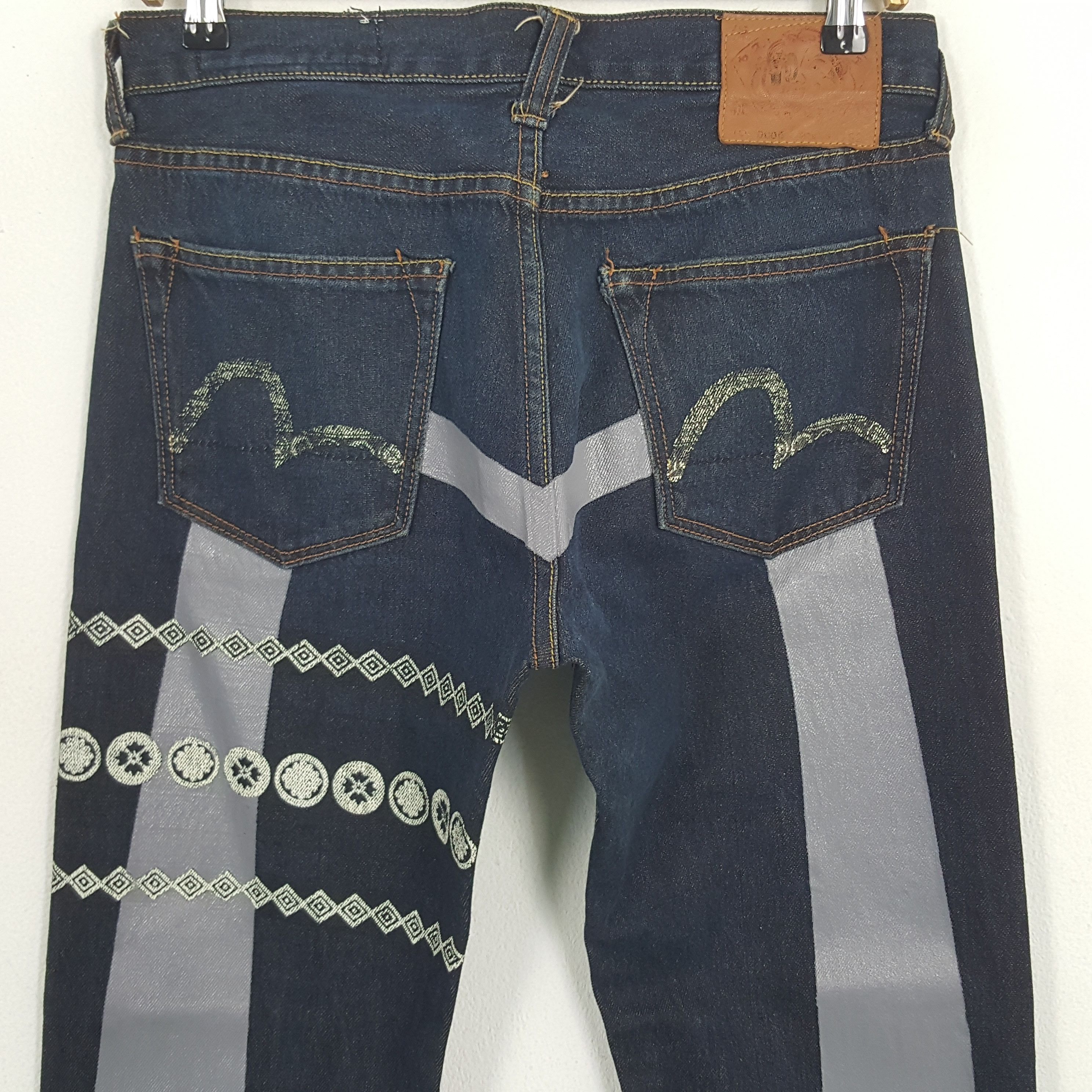 Evisu × Japanese Brand × Vintage Vintage Evisu Japanese Brand Daicock Custom Art Denim Jeans Size US 30 / EU 46 - 2 Thumbnail