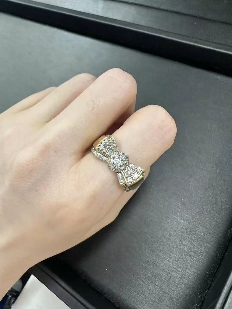 Vivienne Westwood Vivienne Westwood Bow Diamond Ring - dmc Size ONE SIZE - 1 Thumbnail