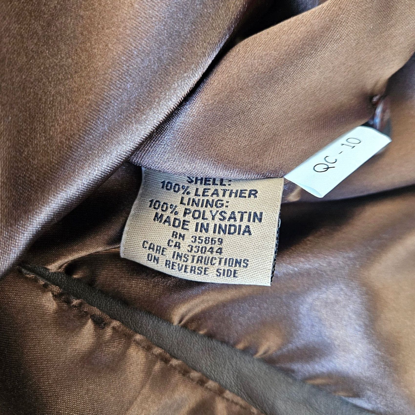 Roper VINTAGE Roper Leather Jacket Sport Coat 42 R Long Sleeve 2 Button Mens Brown Size US XL / EU 56 / 4 - 5 Thumbnail