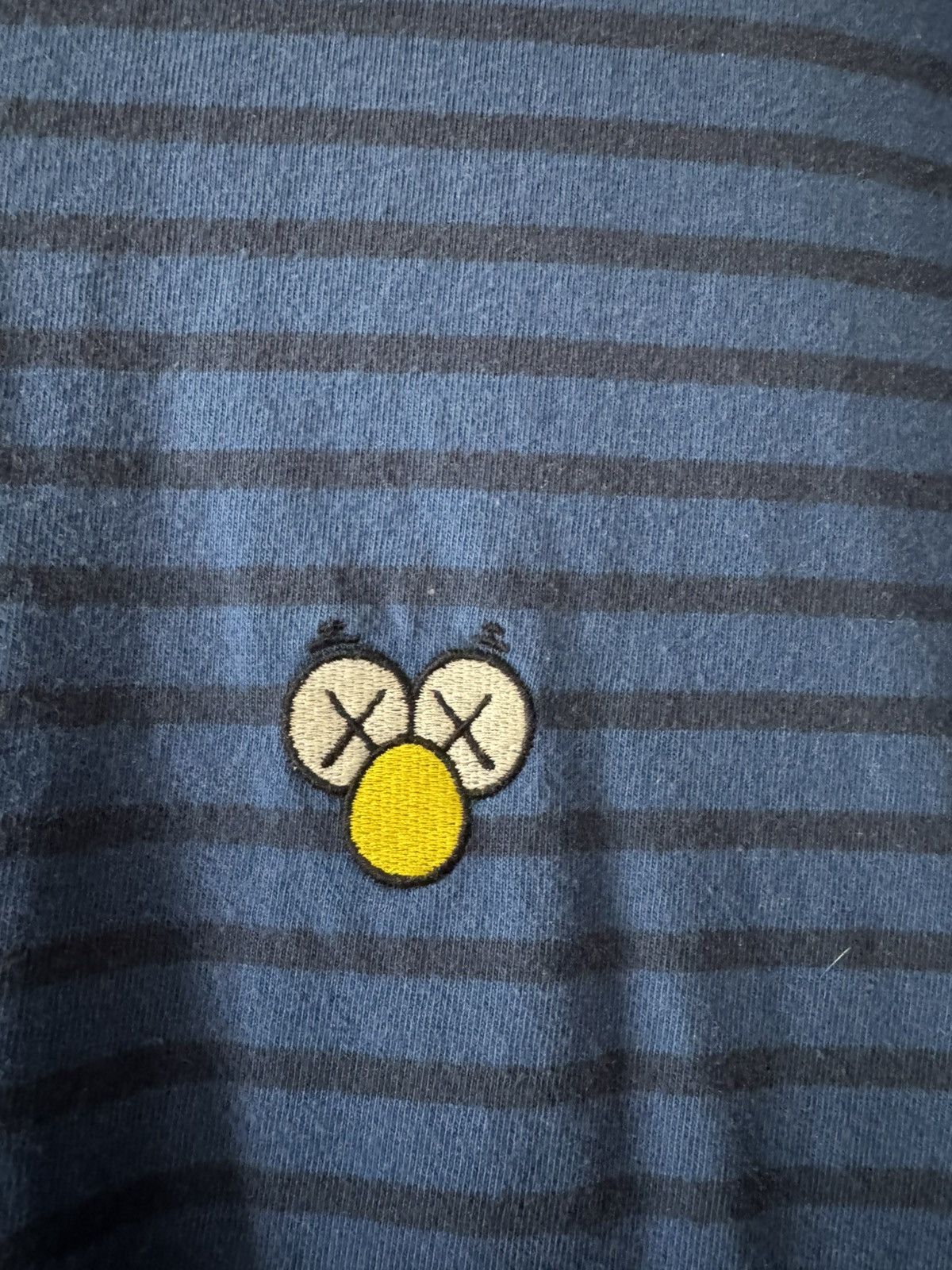 Kaws Blue Kaws Uniqlo Striped Men's Shirt Size US XXL / EU 58 / 5 - 2 Thumbnail