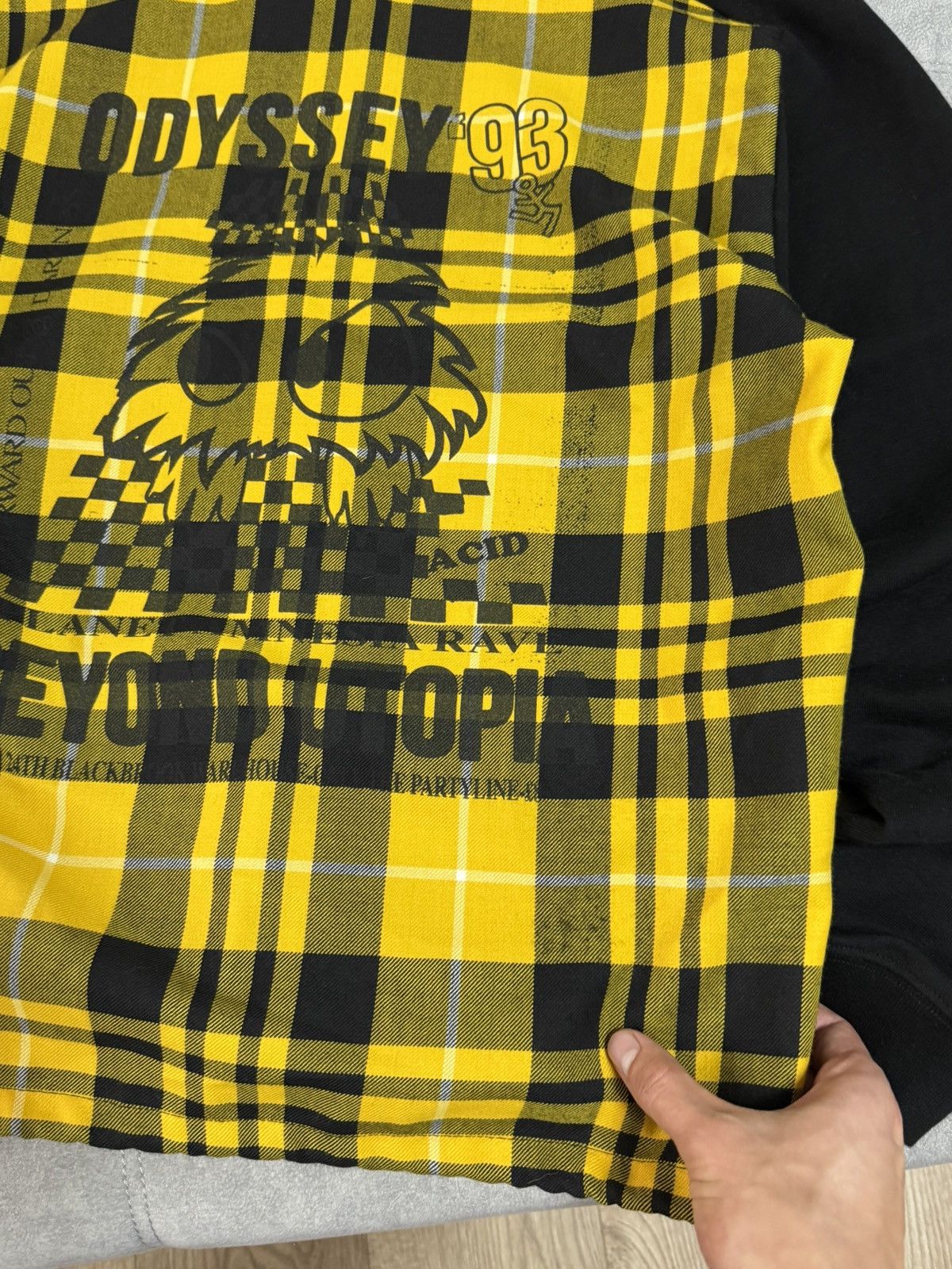 MCQ Rare Alexander McQueen McQ Odyssey 93 Asymmetric Hoodie S Size US S / EU 44-46 / 1 - 6 Thumbnail