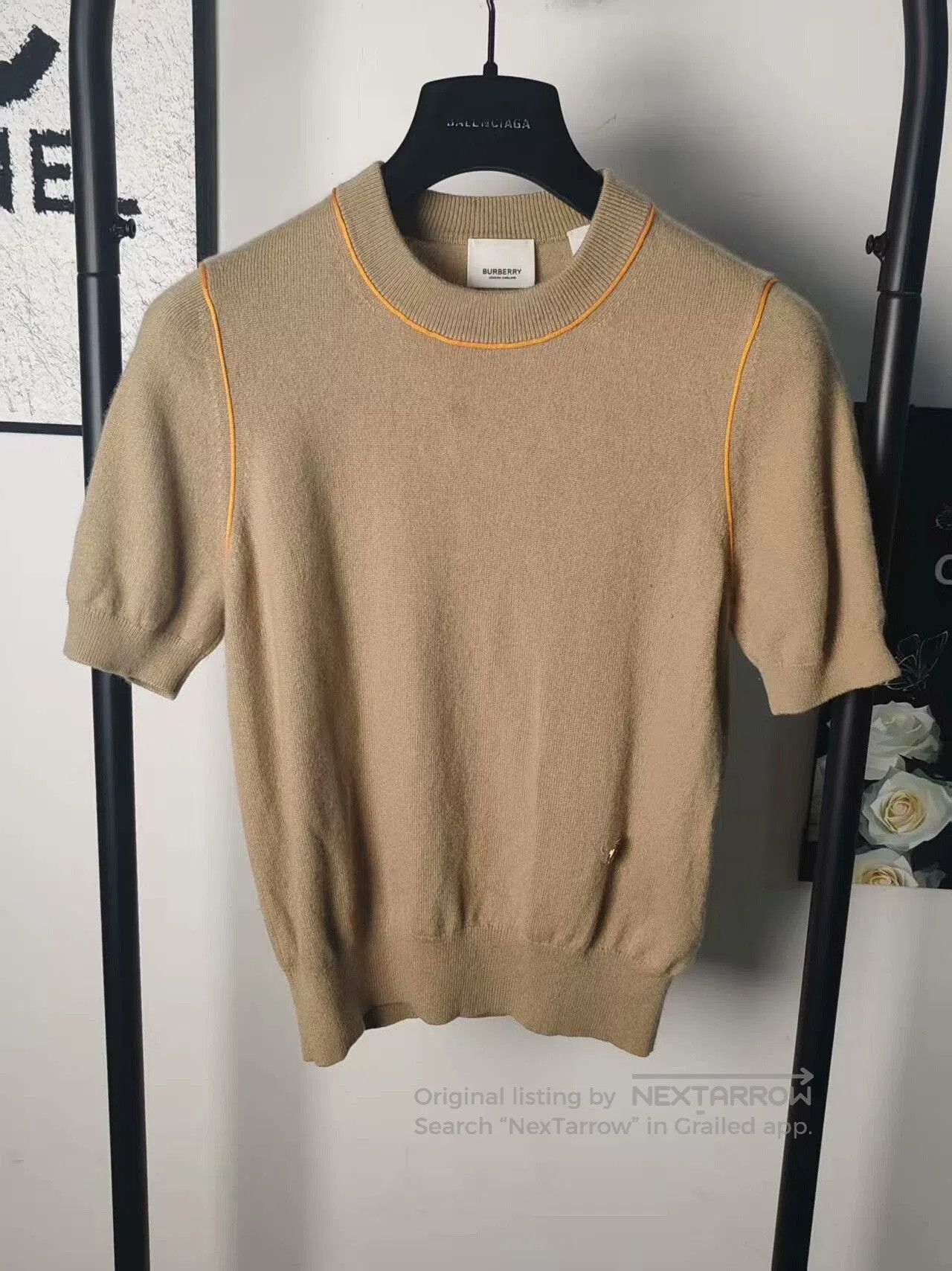 Burberry Burberry Knitted TB Short Sleeve Shirt. Size US M / EU 48-50 / 2 - 1 Thumbnail