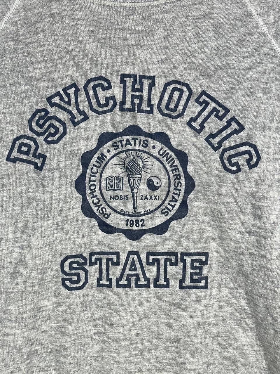 Other Vintage 80s psychotic state university sweatshirt size L Size US L / EU 52-54 / 3 - 4 Thumbnail