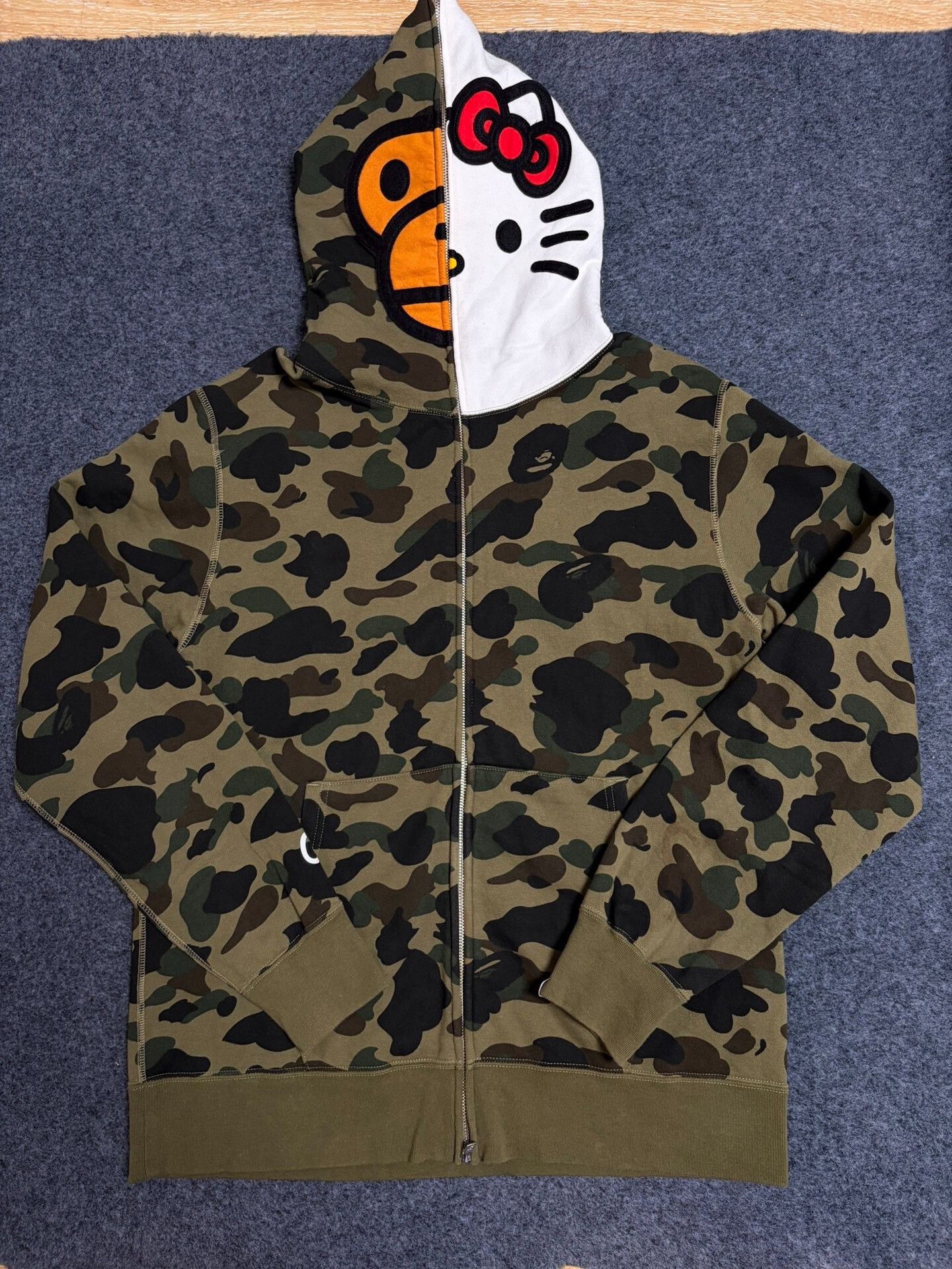 Bape Bape He Okitty Multi Shark Sweatshirt Size US XXL / EU 58 / 5 - 1 Thumbnail