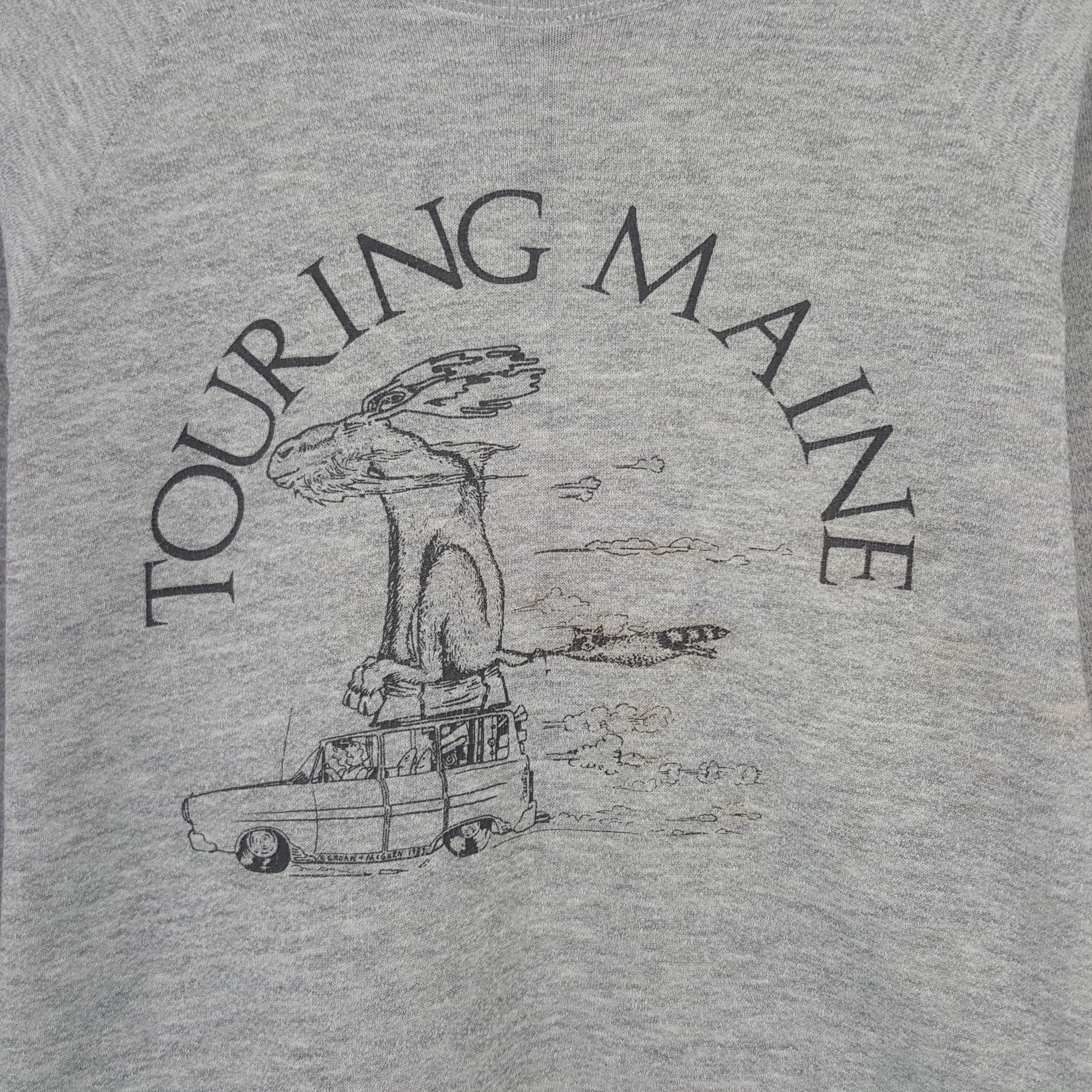 Vintage Vintage Touring Maine Sweatshirt Size US M / EU 48-50 / 2 - 2 Thumbnail