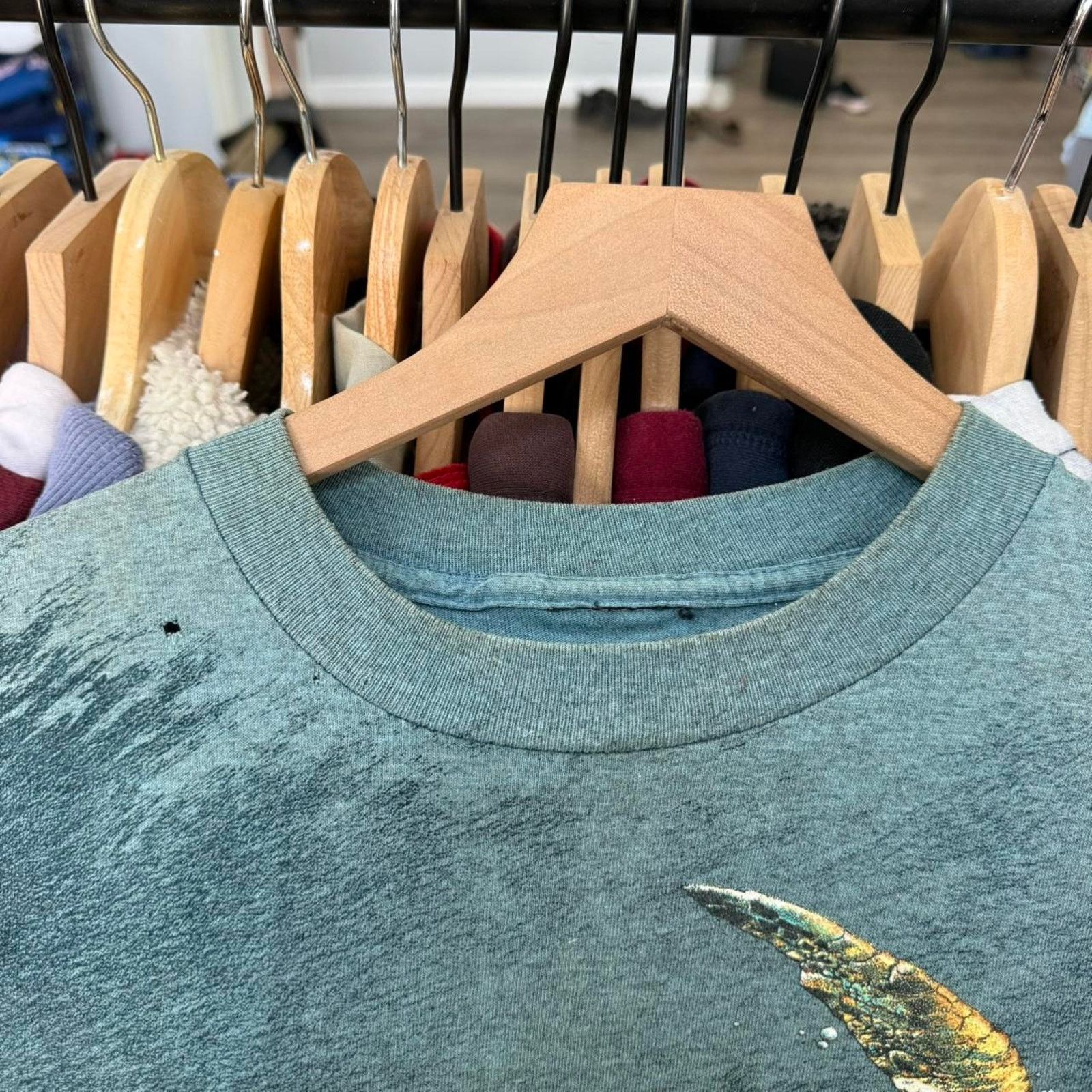 Other Vintage 90s Sea Turtle Surf All Over Print T-Shirt Size US L / EU 52-54 / 3 - 5 Thumbnail