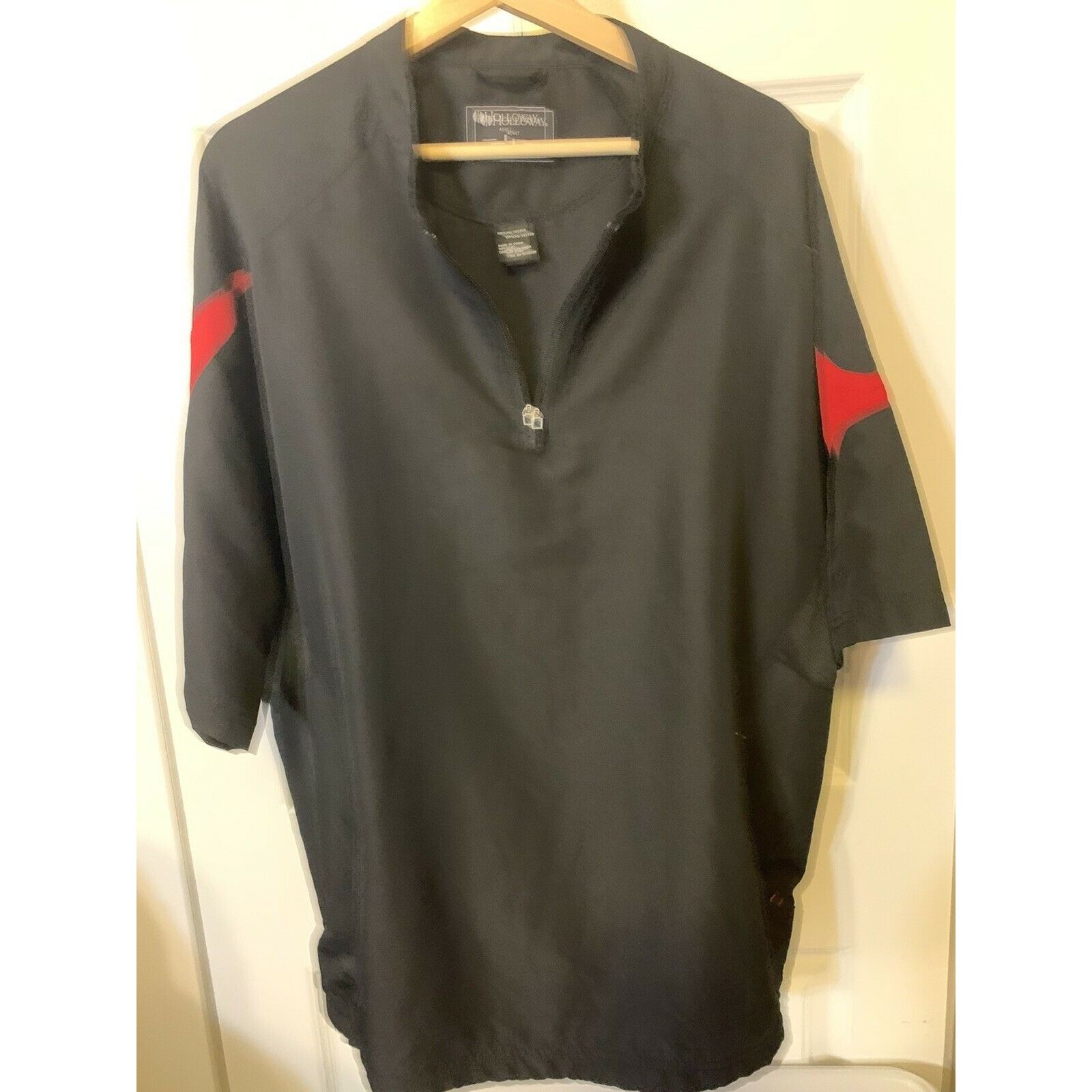 Holloway Holloway 1/4 Zip Pullover Men’s Sz L Jacket Black Red Windbr Size US L / EU 52-54 / 3 - 3 Thumbnail
