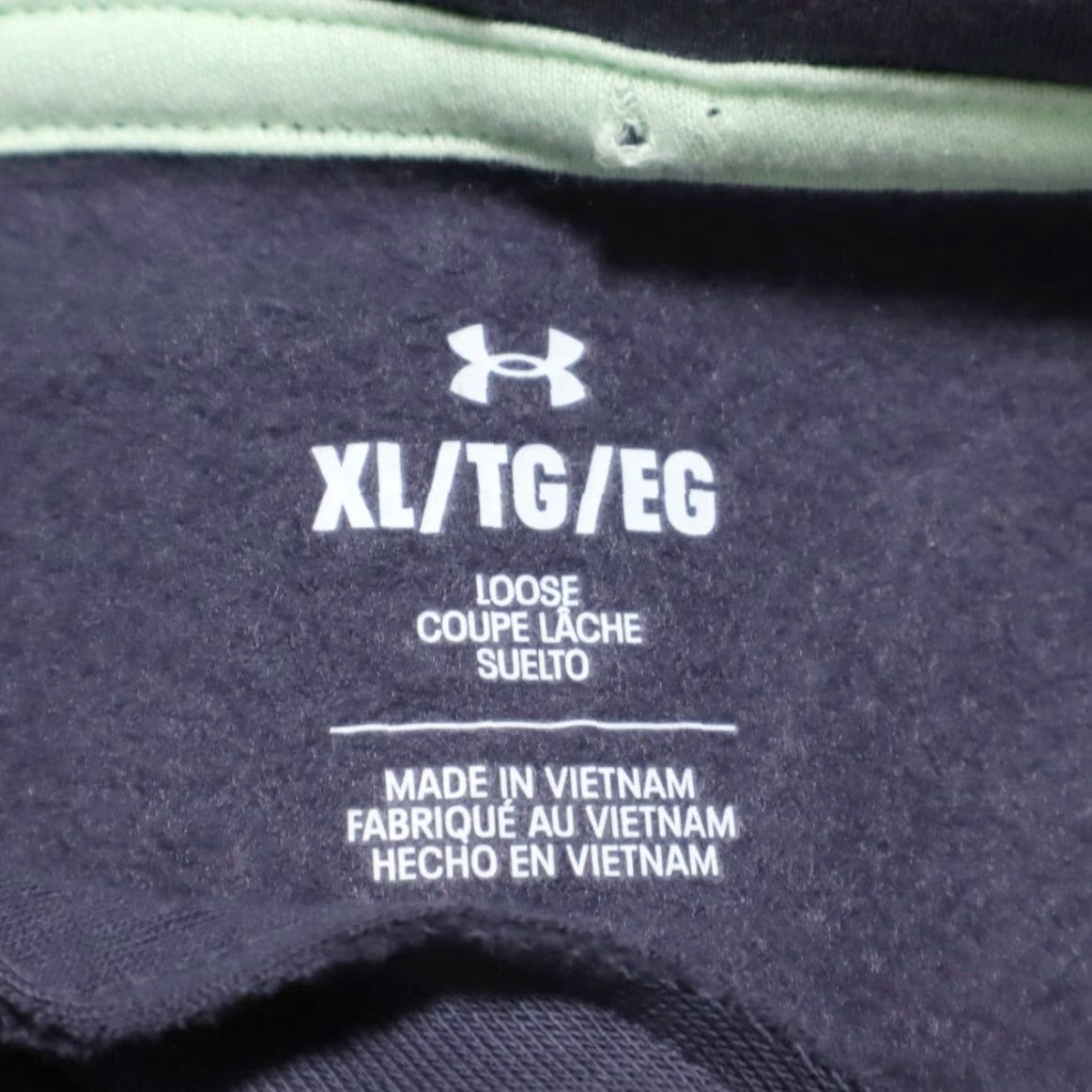 Under Armour Under Armour Iron Paradise 45lb Plate Solid Long Sleeve Hoodie Gray Men's XL Size US XL / EU 56 / 4 - 5 Thumbnail