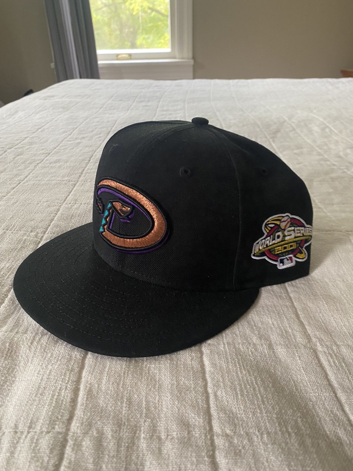 MLB × New Era × Vintage 7 1/4 Arizona diamondbacks 2001 World Series 🌎 Size ONE SIZE - 1 Thumbnail