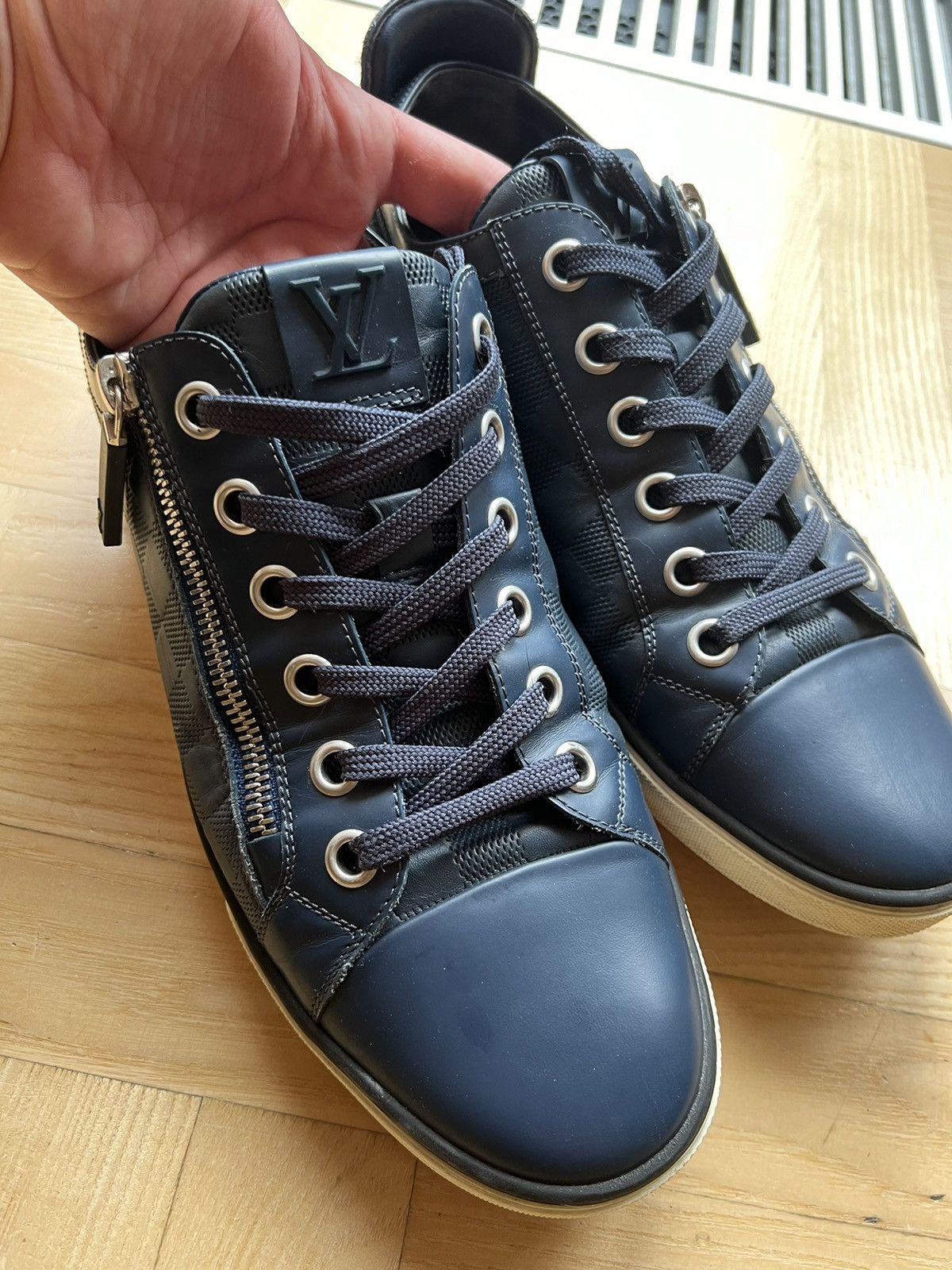 Louis Vuitton Men Ice Derbies Shoes Size LV9, EUR43, S277 For Sale