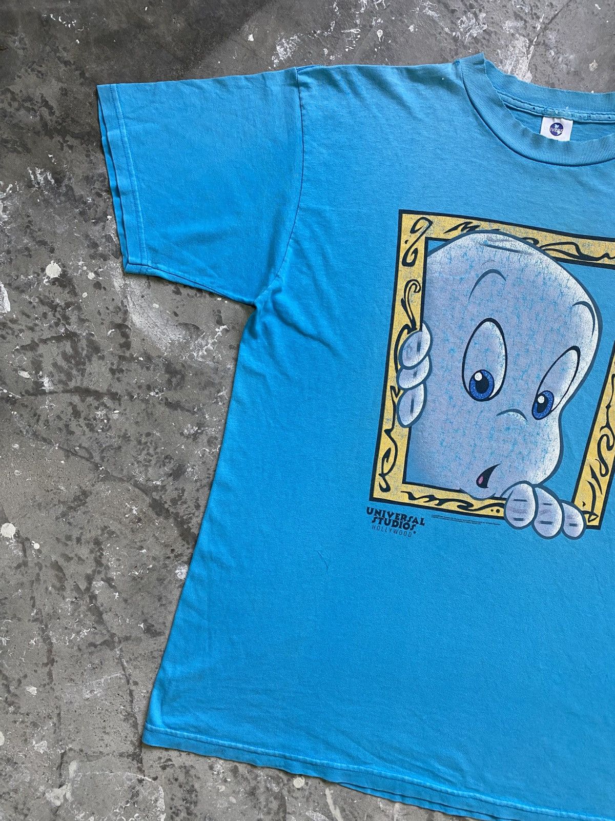 Universal Studios Vintage 80s Casper Movie by Universal Studios Distressed Tee Size US XL / EU 56 / 4 - 2 Thumbnail
