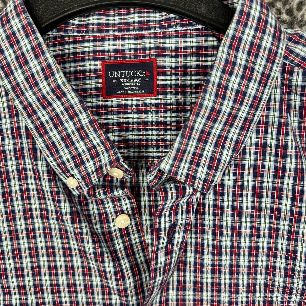 UNTUCKit UNTUCKit Button Down Shirt Men XXL Plaid Long Sleeve 2XL Size US XXL / EU 58 / 5 - 3 Thumbnail