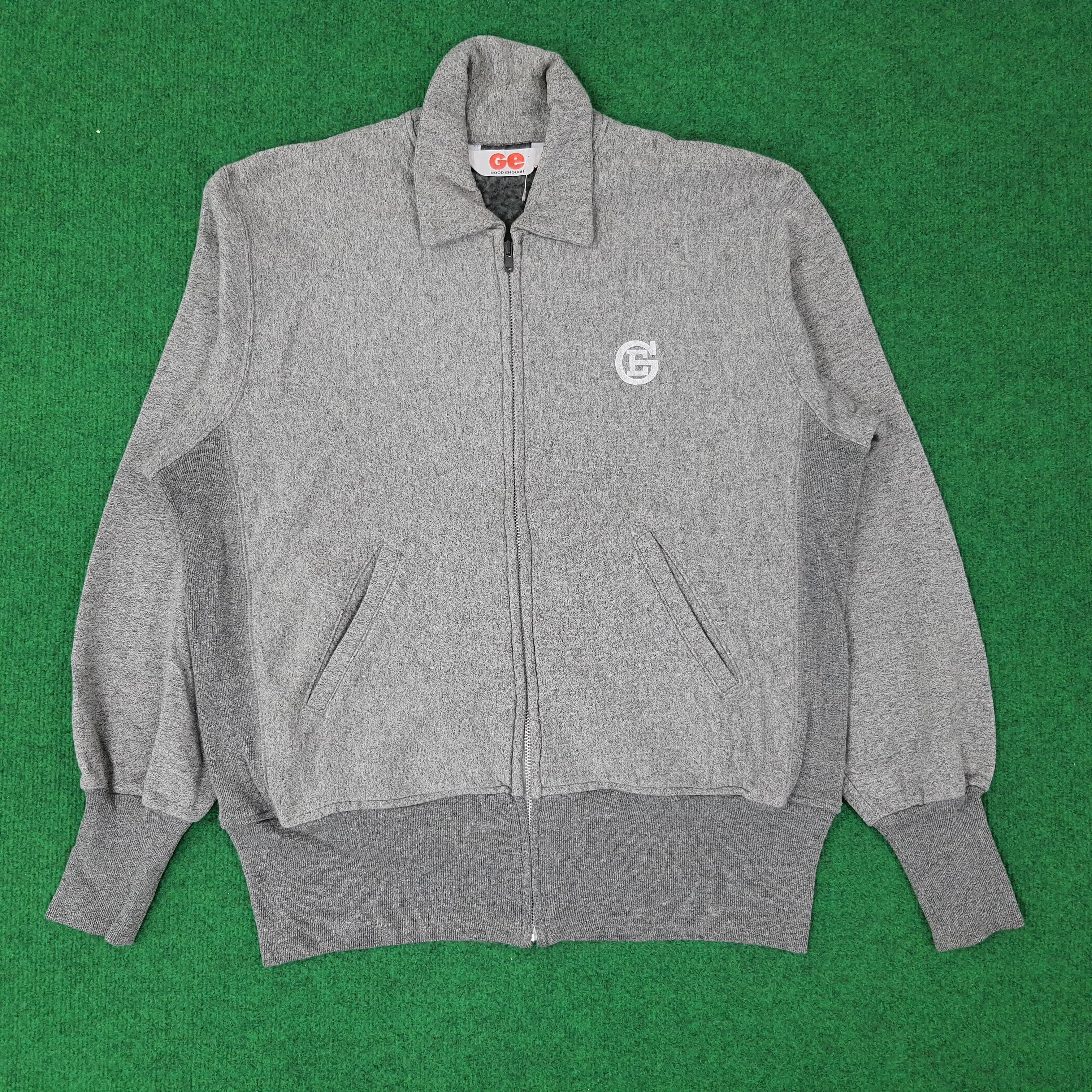 GOODENOUGH Vintage GOODENOUGH Japan Brand Zipper Sweatshirt C247N8 Size US M / EU 48-50 / 2 - 1 Thumbnail