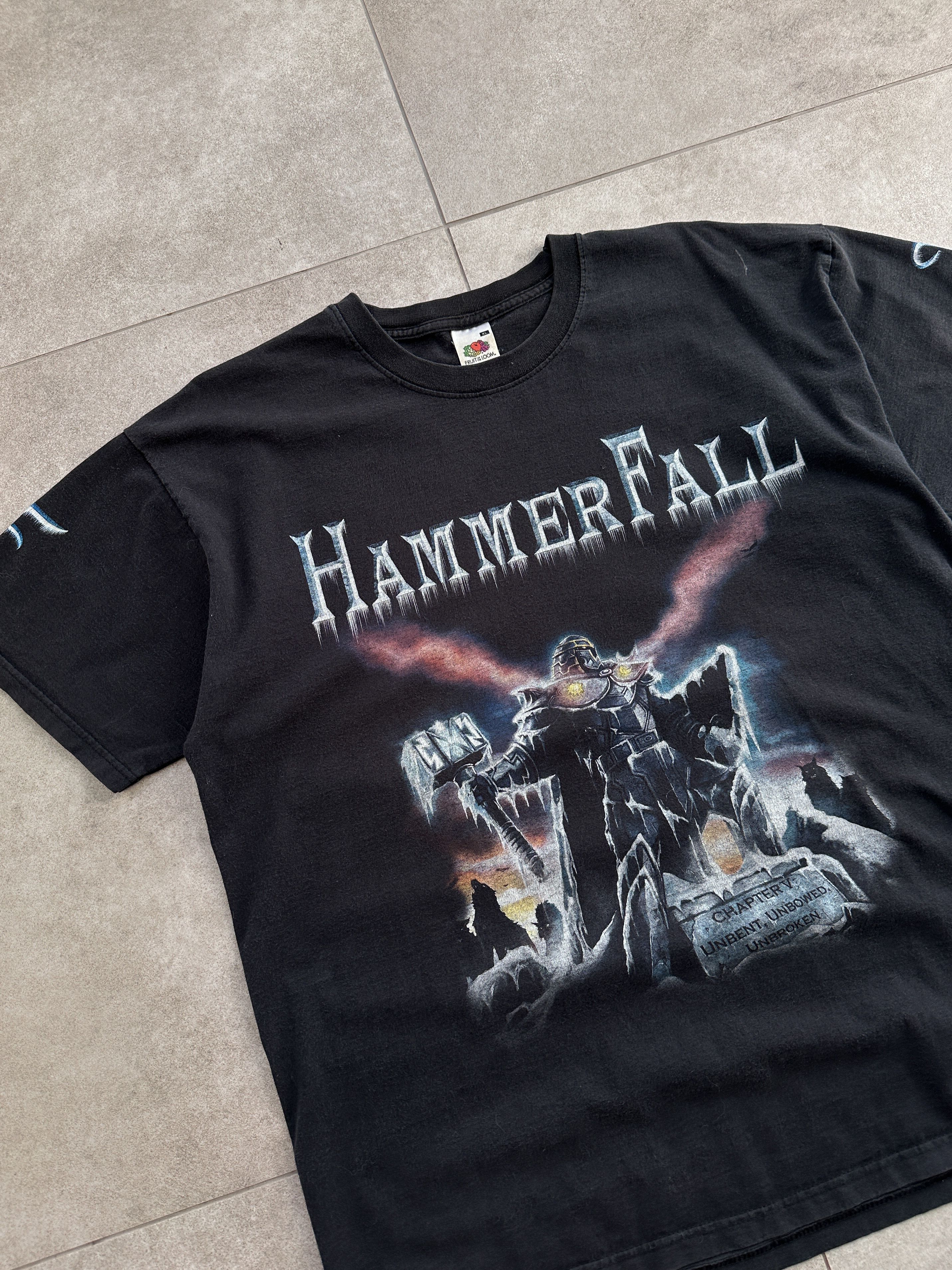 Band Tees × Vintage Vintage Hammer Fall Band Tee Chapter V Size US XL / EU 56 / 4 - 3 Thumbnail
