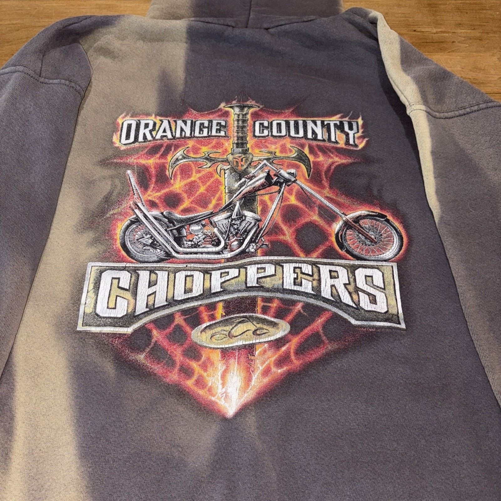 Vintage Vintage Orange Country Choppers Motorcycles pullover hoodie Size US M / EU 48-50 / 2 - 6 Thumbnail