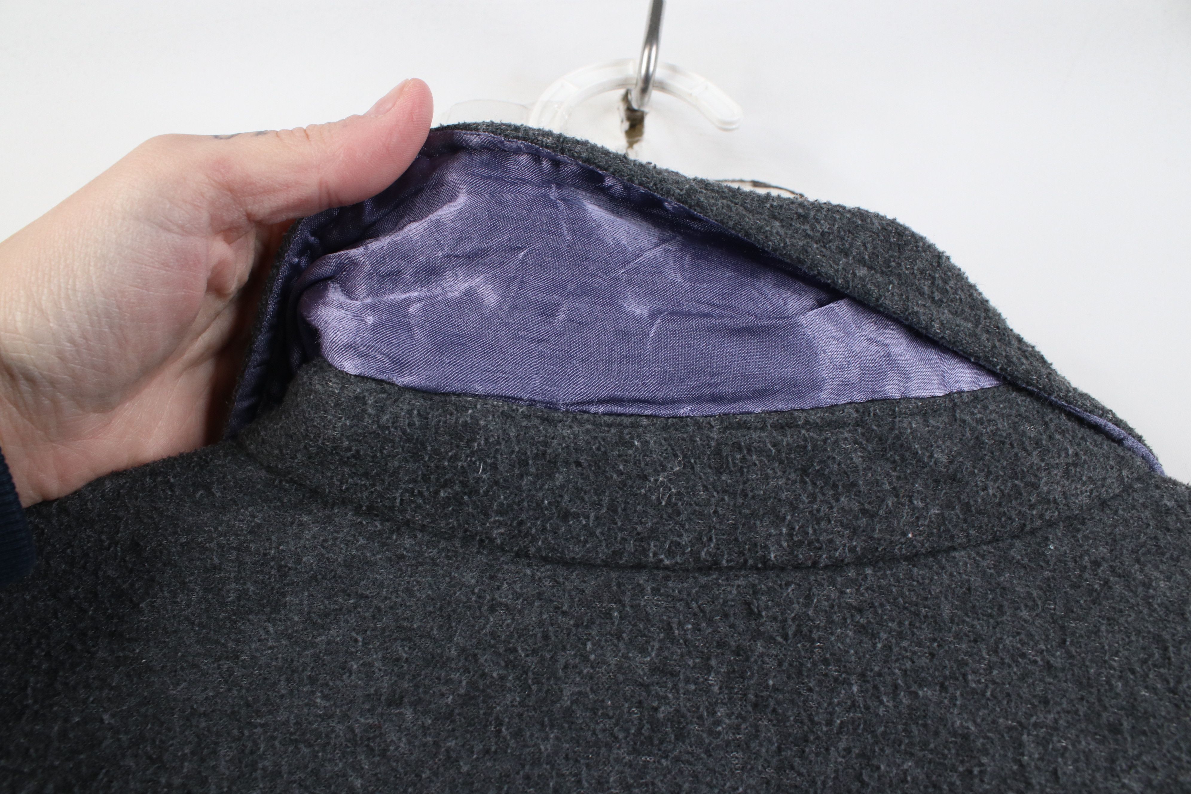 Vintage Vintage 90s Streetwear Baggy Fleece Button Shirt Jacket Jac Size US XL / EU 56 / 4 - 13 Thumbnail