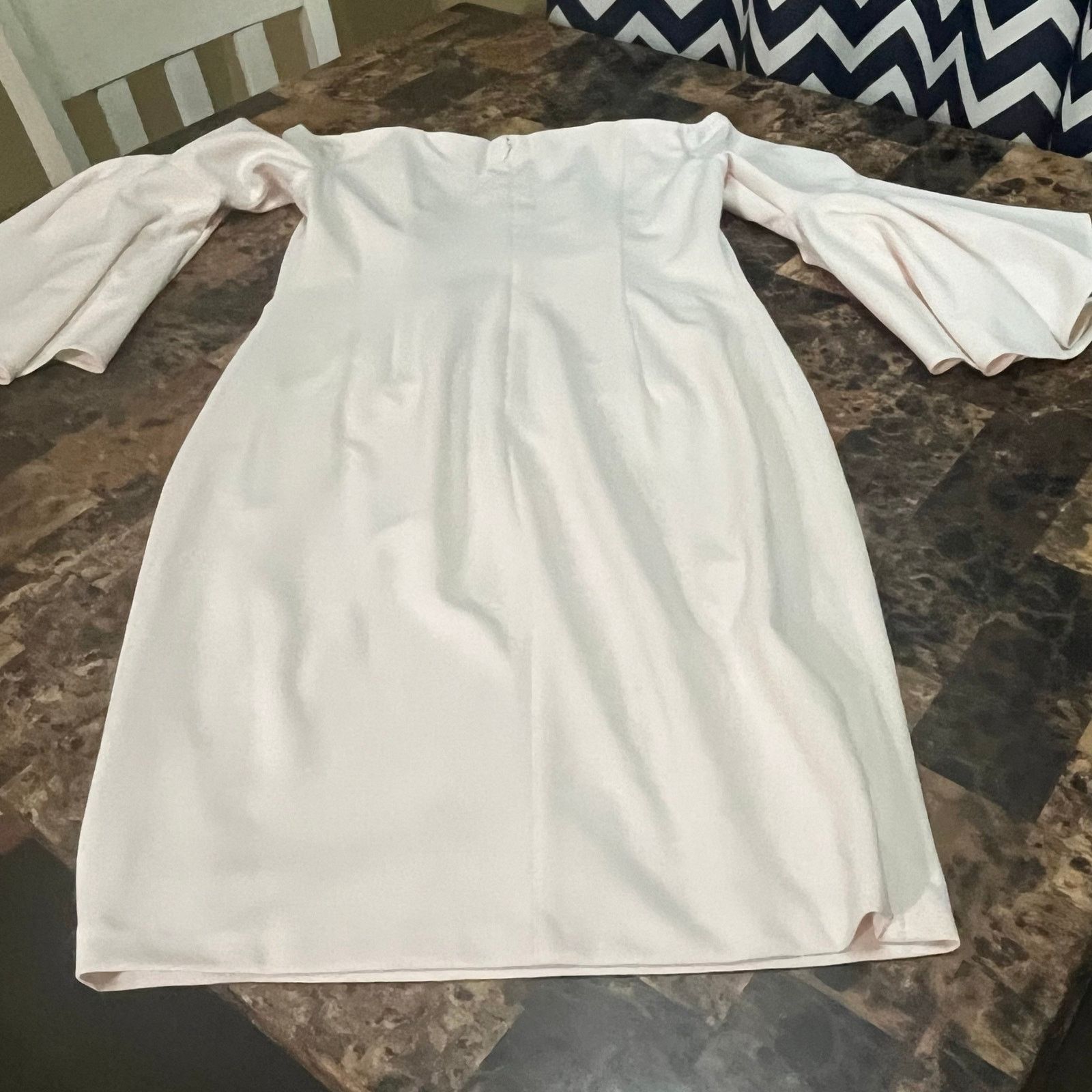 Calvin Klein Calvin Klein Blush Pink Dress Size L / US 10 / IT 46 - 7 Thumbnail