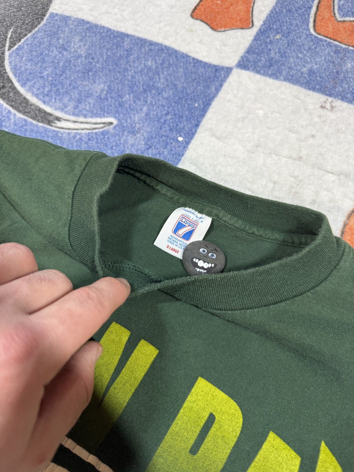 Logo 7 Vintage Green Bay packers tee Size US XL / EU 56 / 4 - 3 Thumbnail