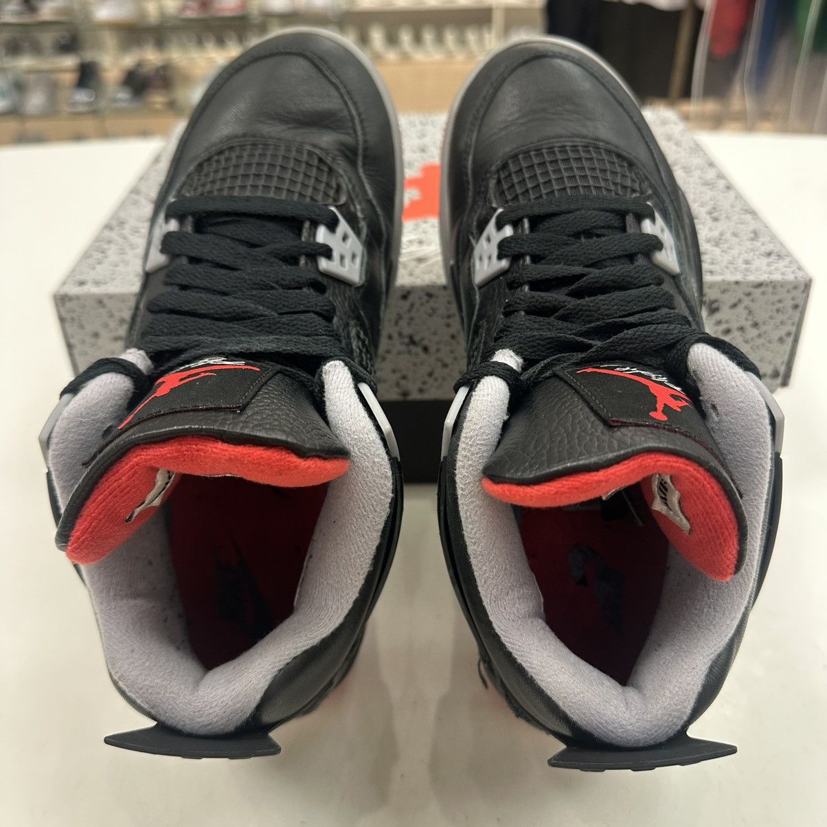 Jordan Brand Size 6Y (7.5W) - Nike Air Jordan 4 Retro Reimagined Bred Size US 7.5 / IT 37.5 - 3 Thumbnail
