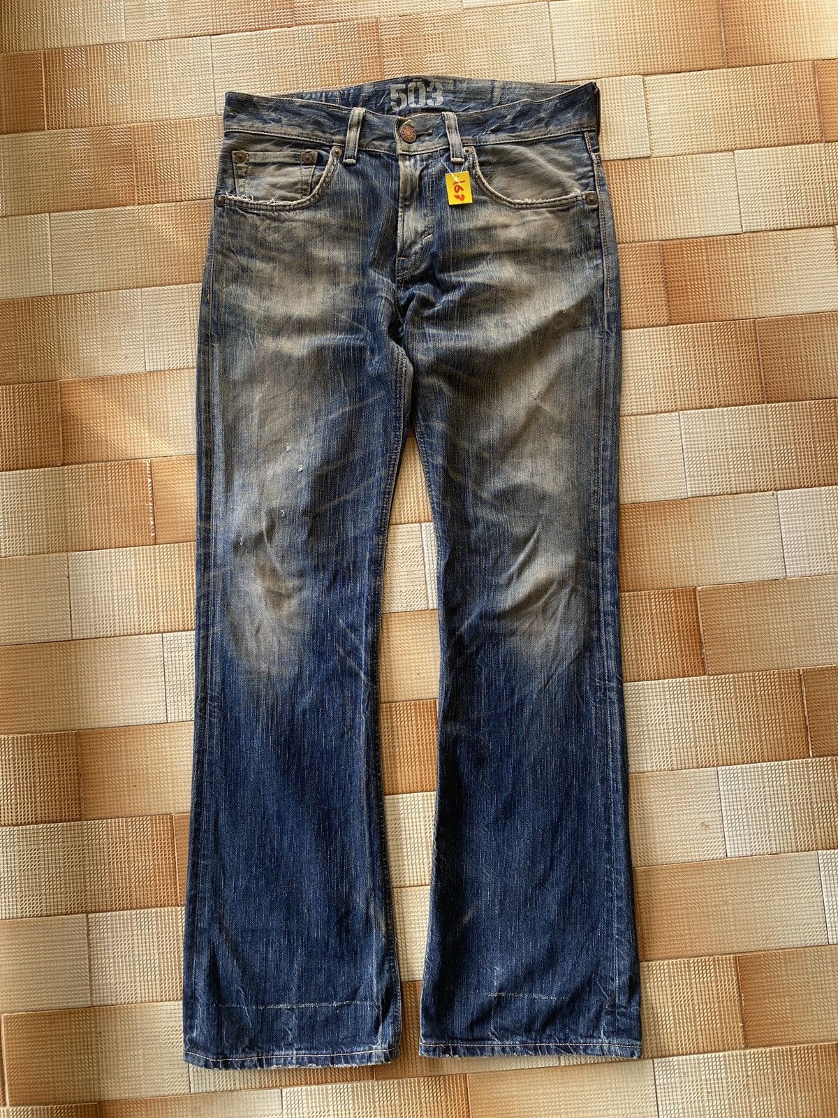 Edwin × Vintage Vintage edwin 503 flare denim Size US 30 / EU 46 - 2 Thumbnail