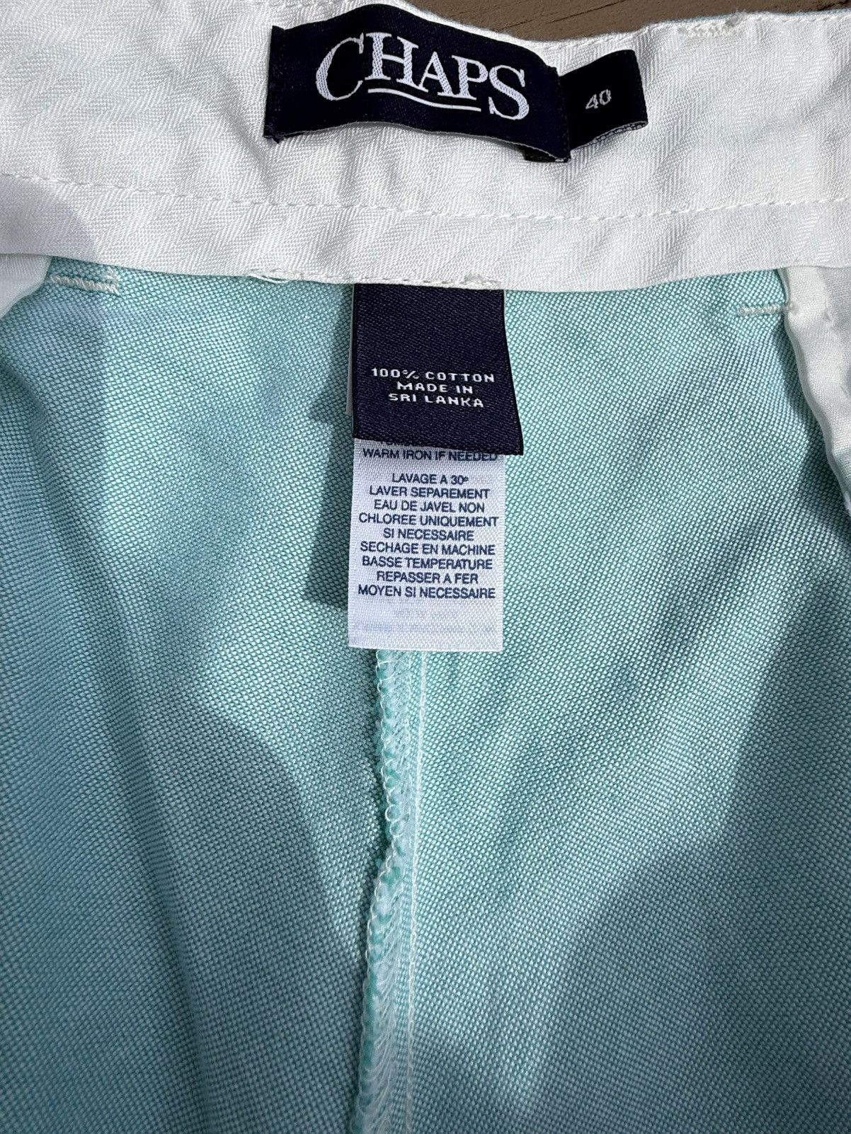 Chaps Chaps Flat Front Shorts Atlas Green Pastel Preppy Golf Size US 40 / EU 56 - 8 Thumbnail
