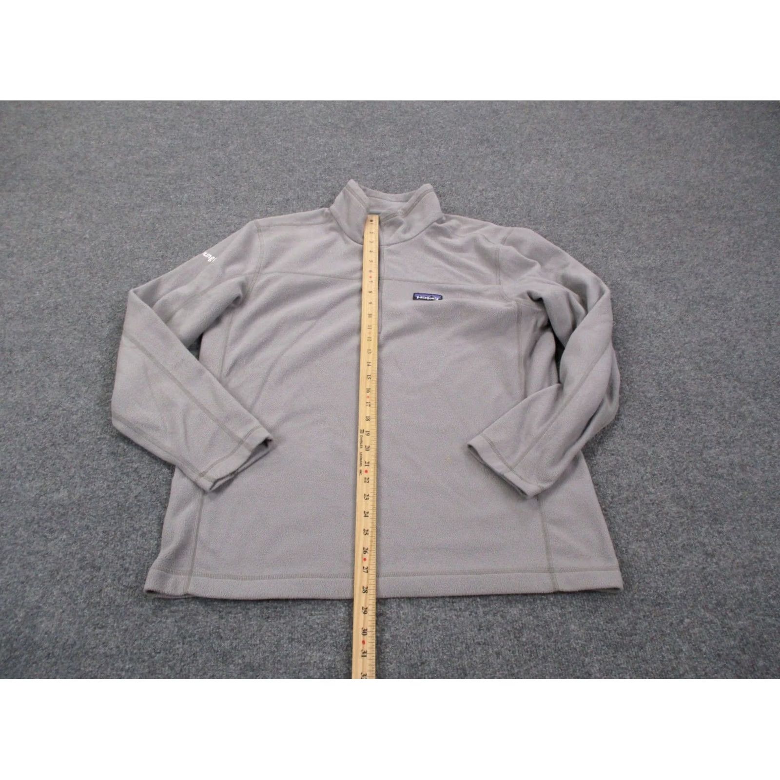 Patagonia Patagonia Jacket Mens L Gray Fleece Windbreaker Zip Pockets 1/4 Thermal Outdoor Hiking Casual Spring Fall Winter Size US L / EU 52-54 / 3 - 3 Thumbnail