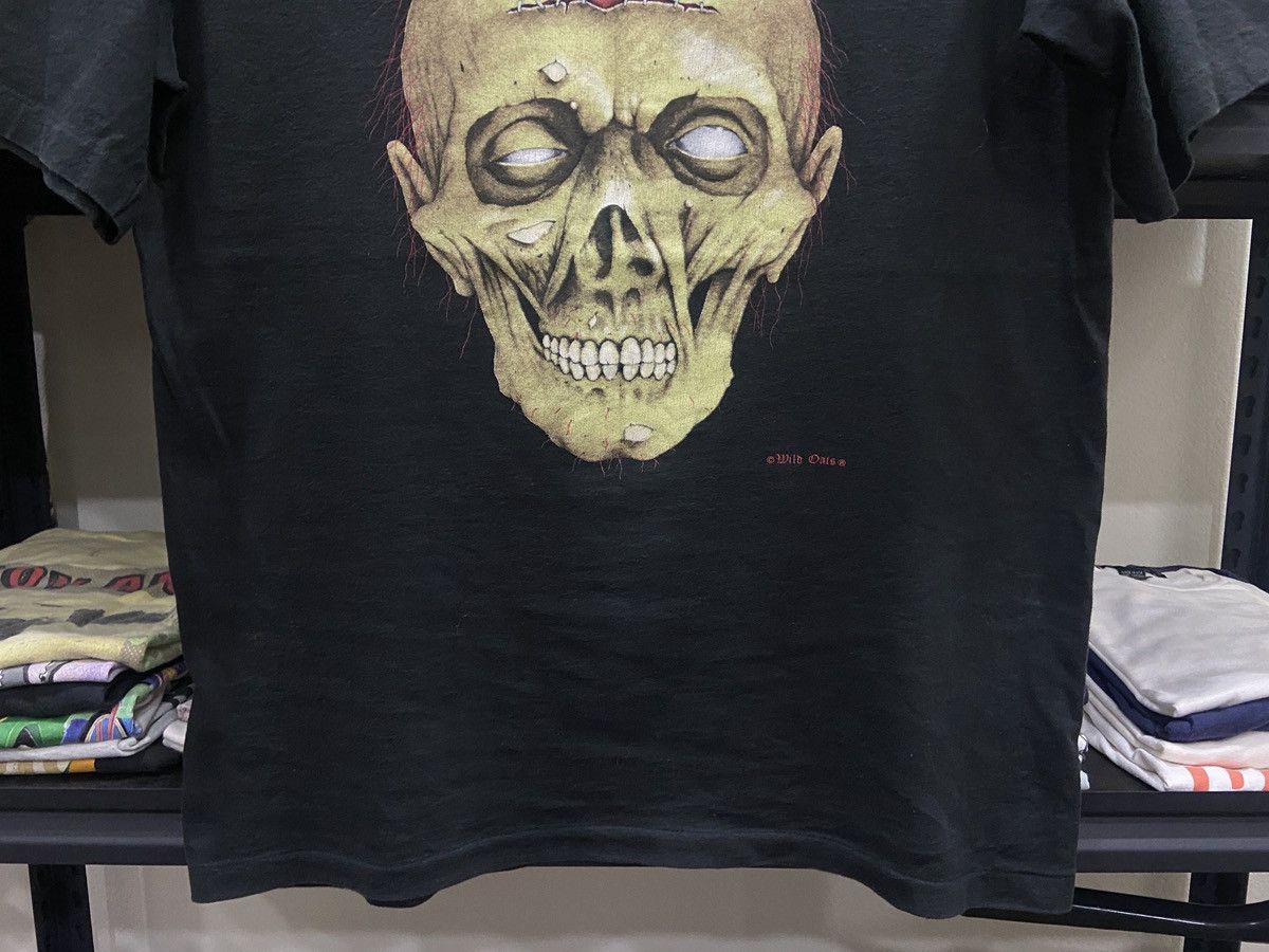 Band Tees × Vintage Rare Vintage 90s Wild Oats Bone Pushead rock Band TShirt Size US L / EU 52-54 / 3 - 3 Thumbnail