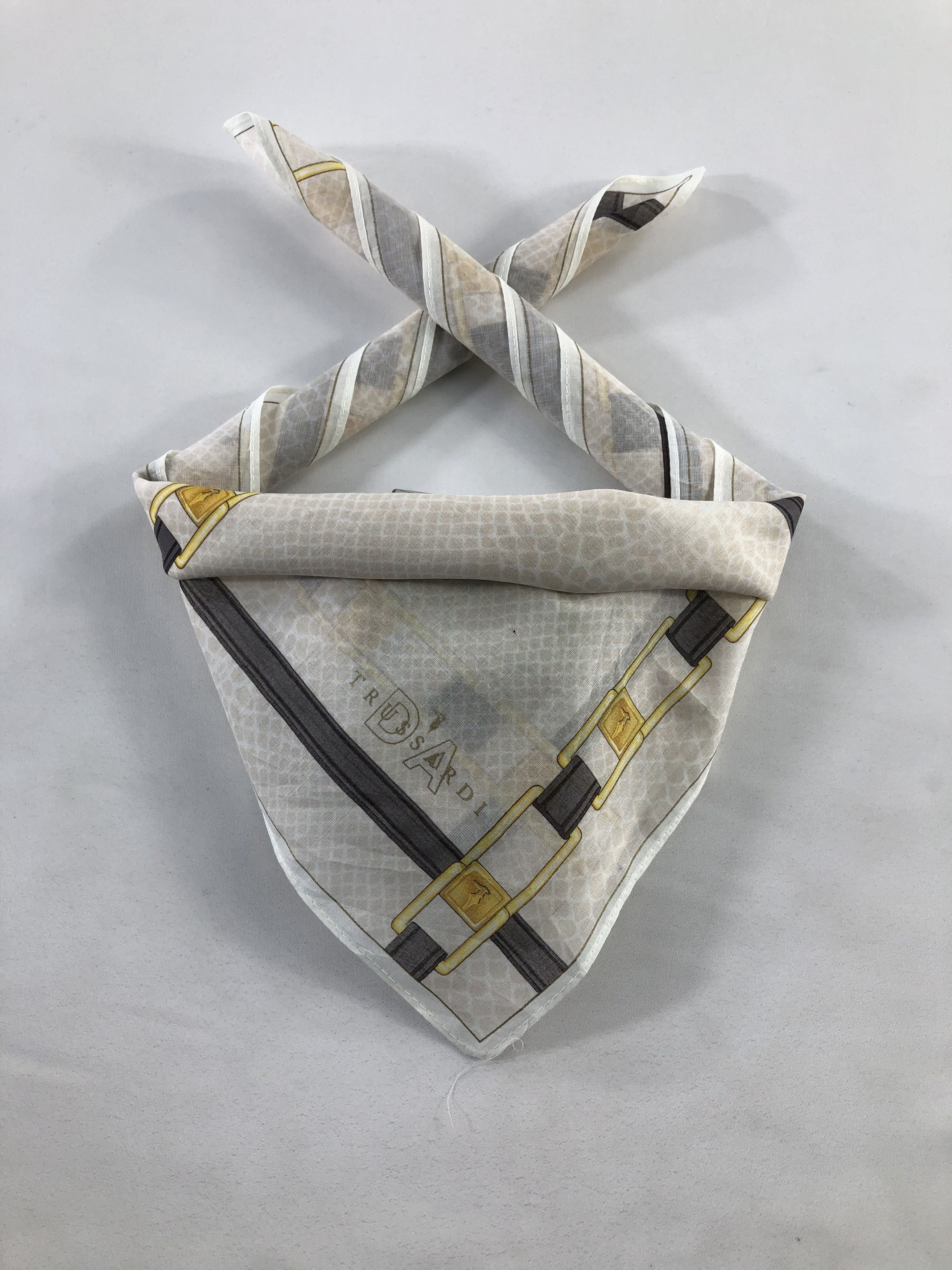 Trussardi × Vintage Vintage Trussardi Handkerchief / Bandana / Neckerchief Size ONE SIZE - 2 Thumbnail