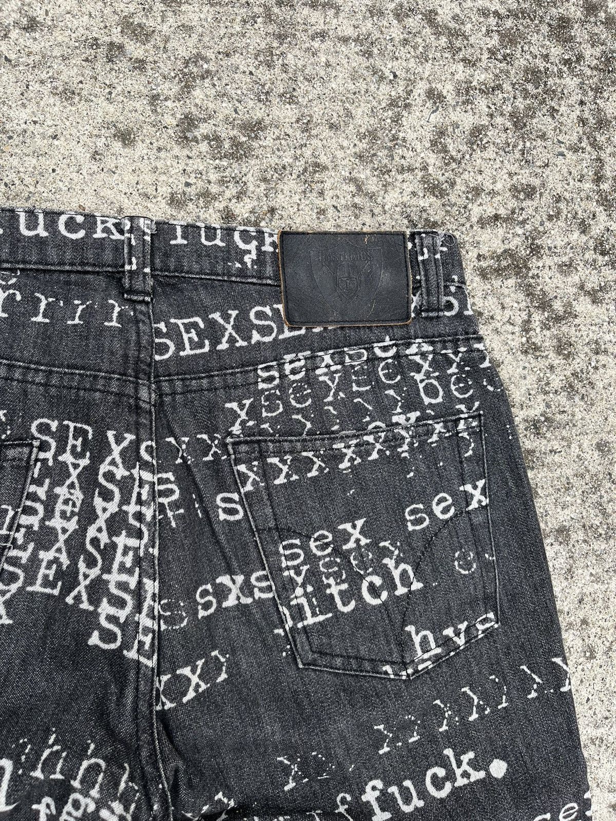 Hysteric Glamour 00s Hysteric Glamour Sex Denim archive y2k Size US 29 - 3 Thumbnail