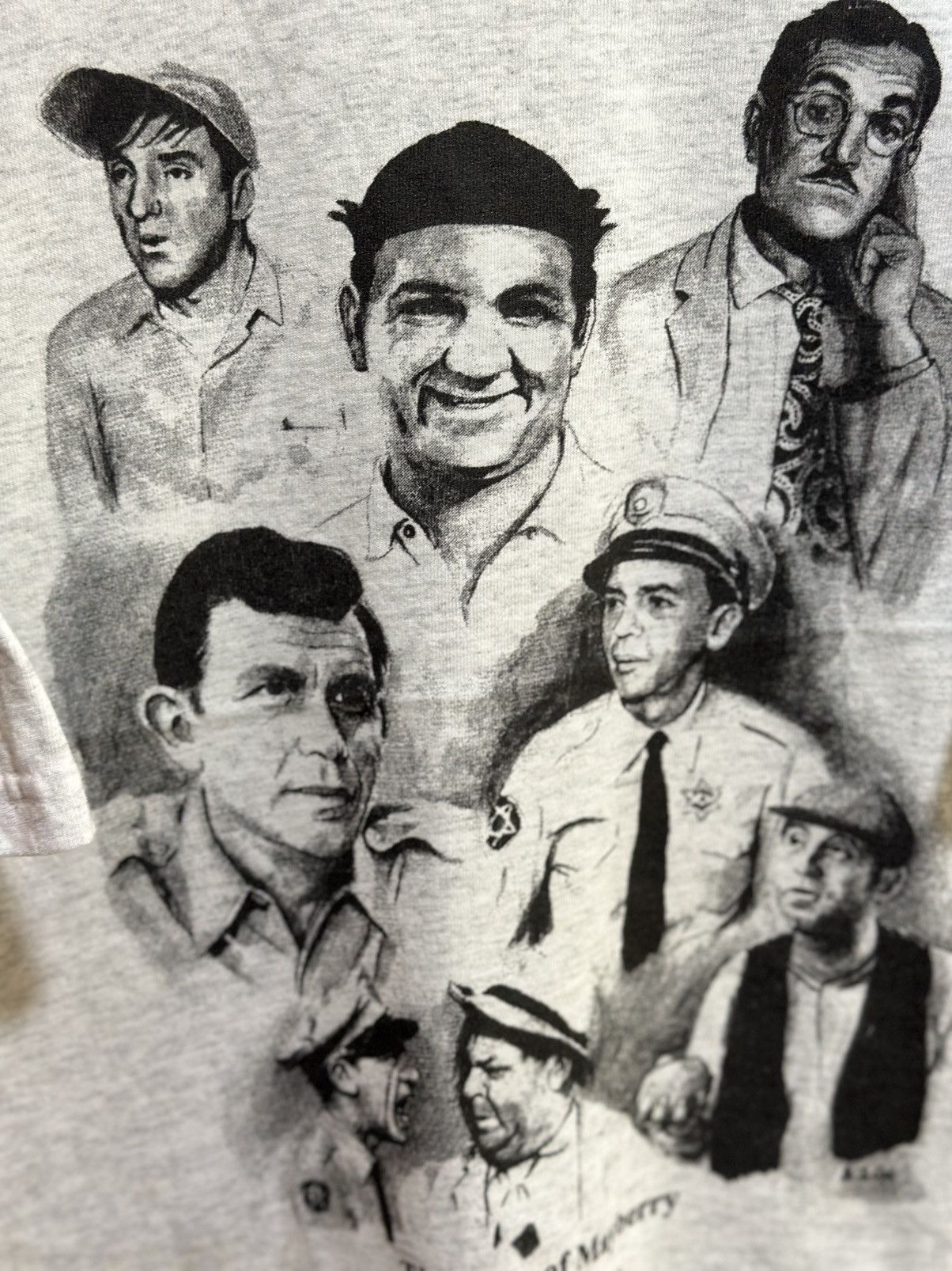 Vintage Vintage The Men Of Mayberry Faded Tee Size US XL / EU 56 / 4 - 2 Thumbnail