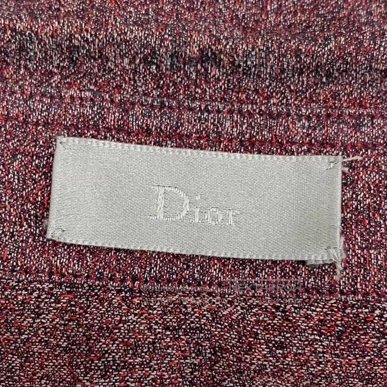 Dior Dior Size 38 Burgundy cotton lapel single-breasted long-sle Size US XXS / EU 40 - 5 Thumbnail