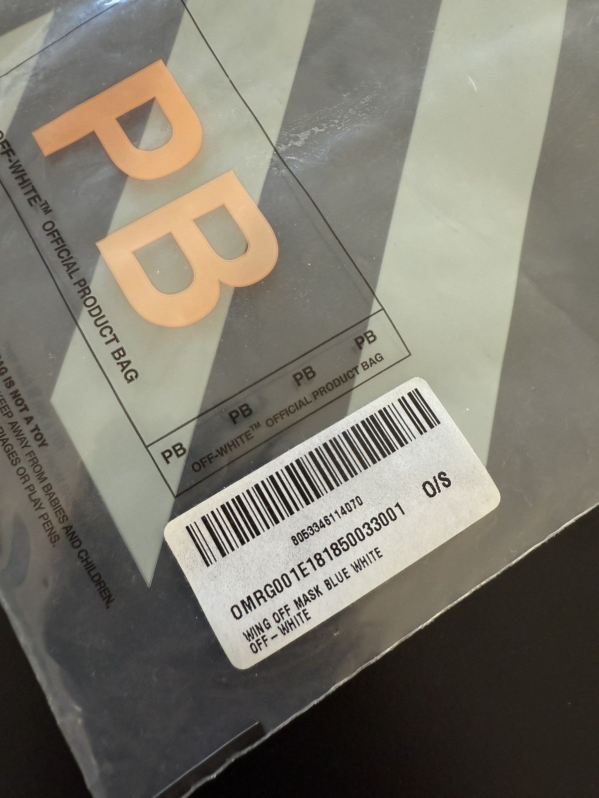 Off-White Off-White Mask Size ONE SIZE - 7 Thumbnail