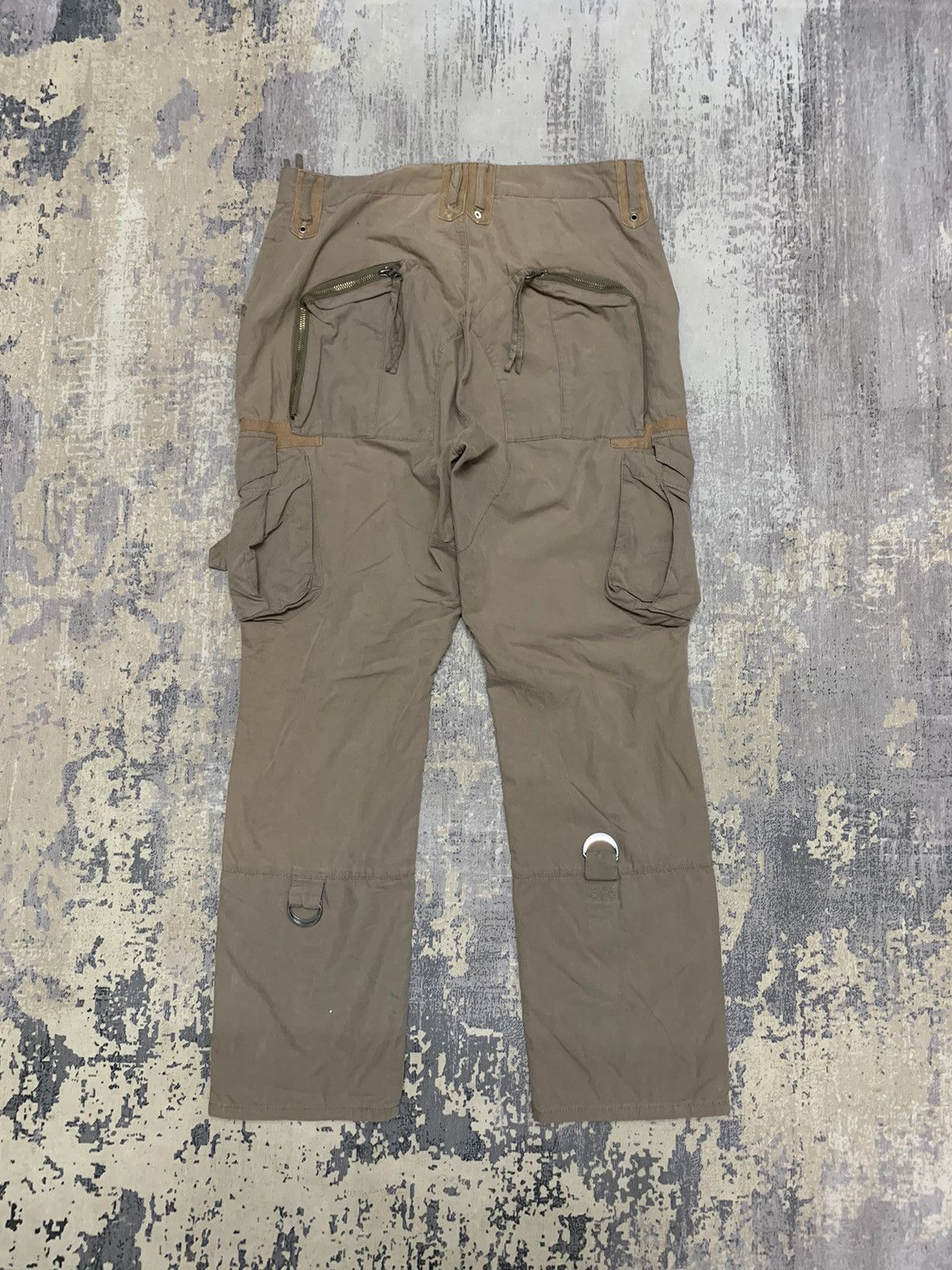 PPFM Vintage PPFM Multi-Pocket Tactical Bondage Pants Tan 33x28 Size US 33 - 8 Thumbnail