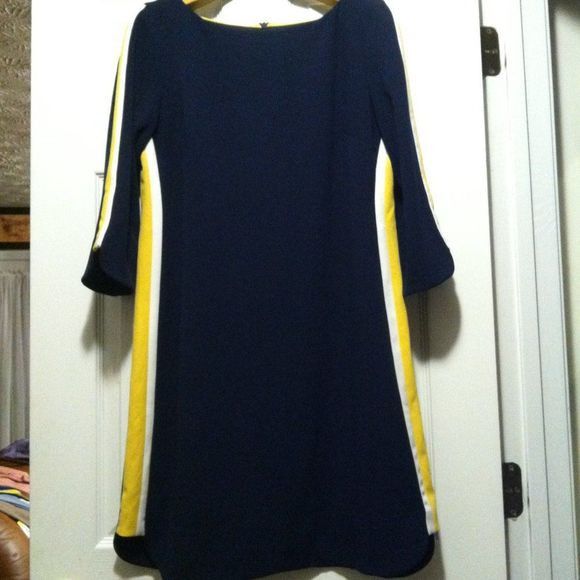 Vince Camuto VINCE CAMUTO WOMEN'S NEW NAVY 94%POLYESTER DRESS SIZE:12 Size XL / US 12-14 / IT 48-50 - 2 Thumbnail