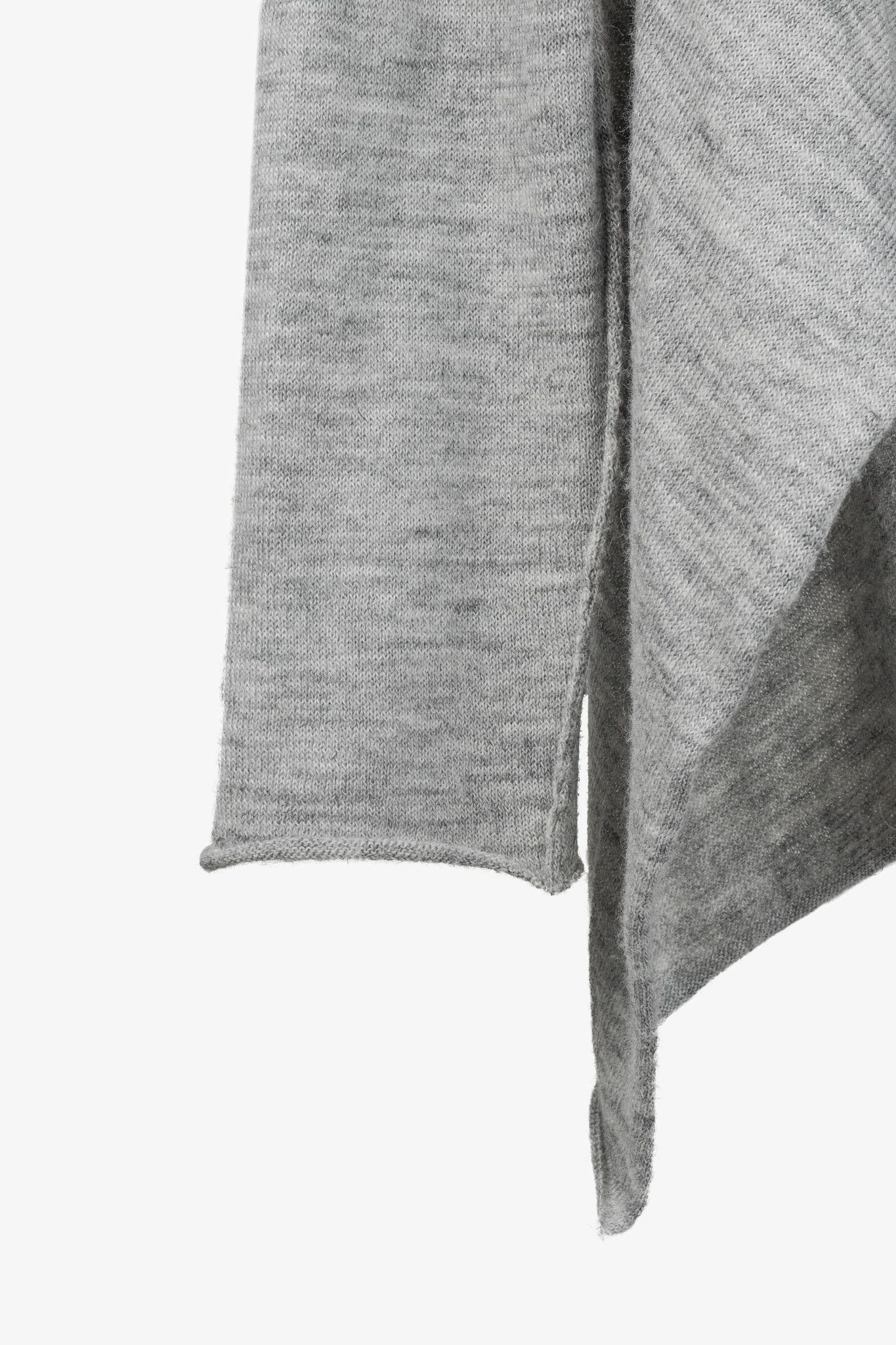 Other Crea Concept AW/17 Grey Watercolour Sharkbite-Hem Sweater Size M / US 6-8 / IT 42-44 - 6 Thumbnail