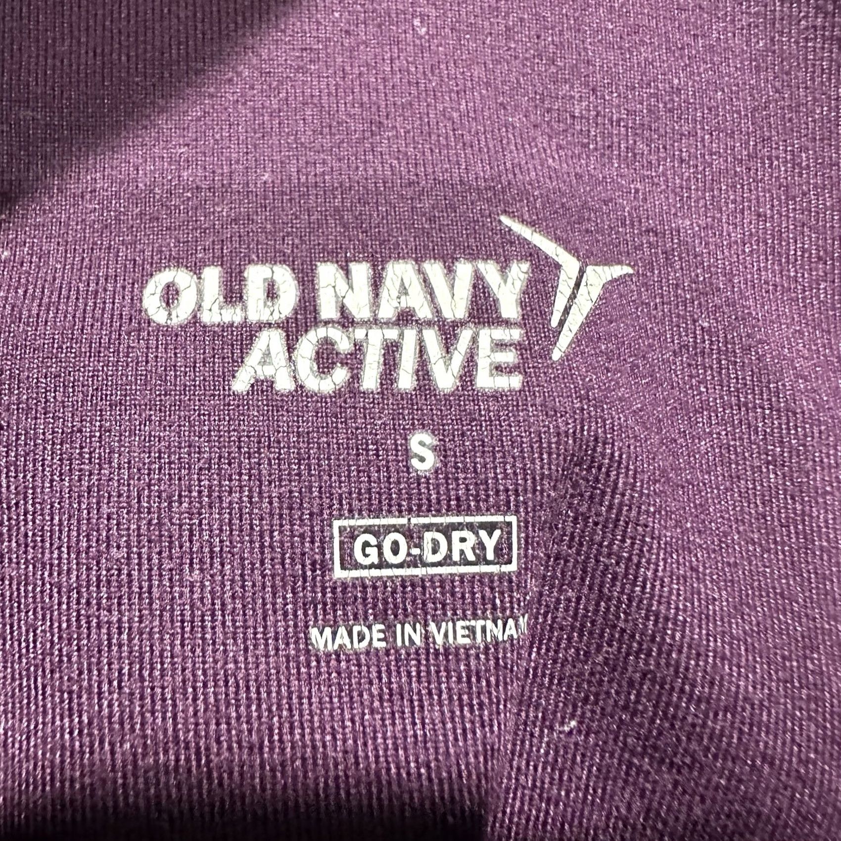 Old Navy Old Navy Leggings Womens Small Purple Go Dry Yoga Ankle Stretch EUC Size 28" / US 6 / IT 42 - 3 Thumbnail