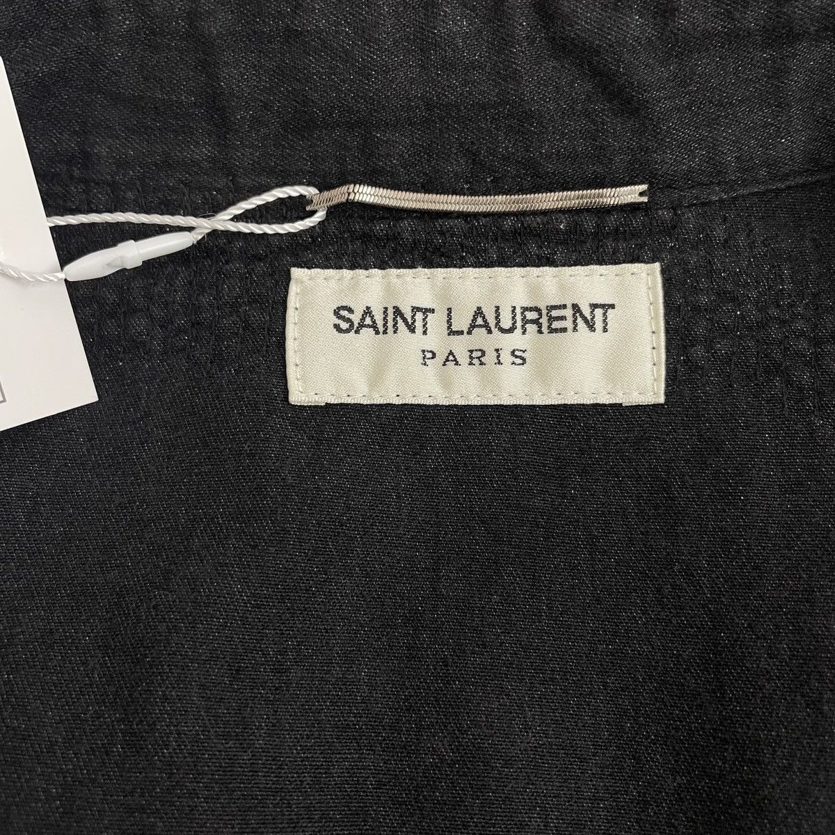 Yves Saint Laurent Yves Saint Laurent Metal Rivet Premium Ripped Shirt K26WX Size S / US 4 / IT 40 - 5 Thumbnail