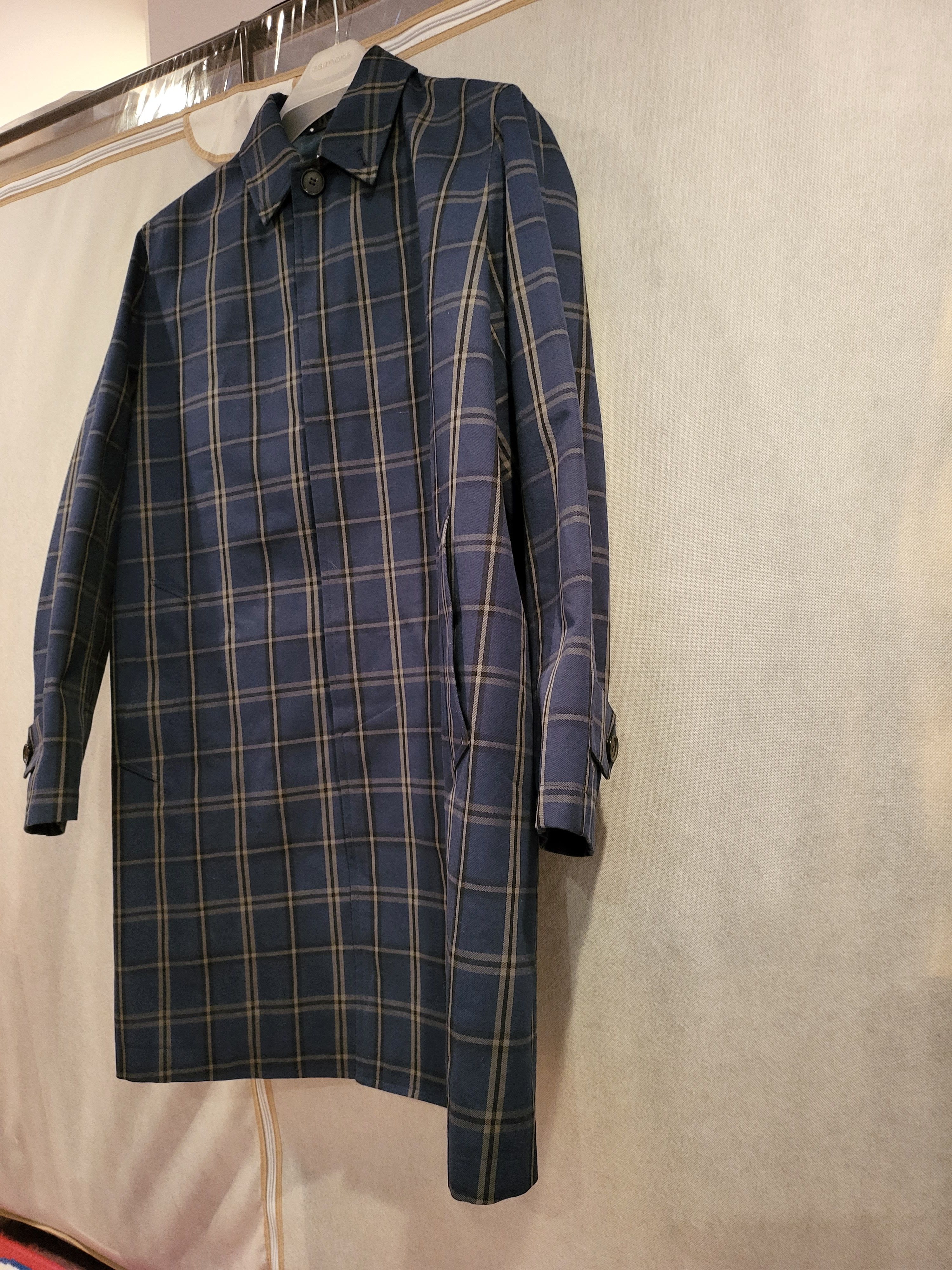 Paul Smith Mac Cotton Coat In Check Print Size US M / EU 48-50 / 2 - 3 Thumbnail