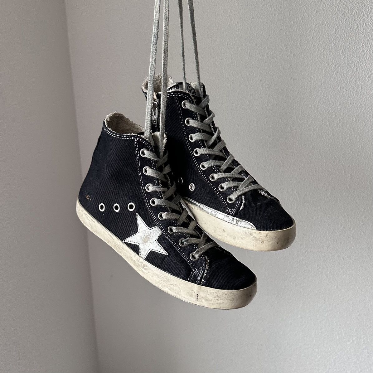 Golden Goose Golden Goose GGDB Francy High Top Sneakers Shoes Size US 6 / IT 36 - 3 Thumbnail