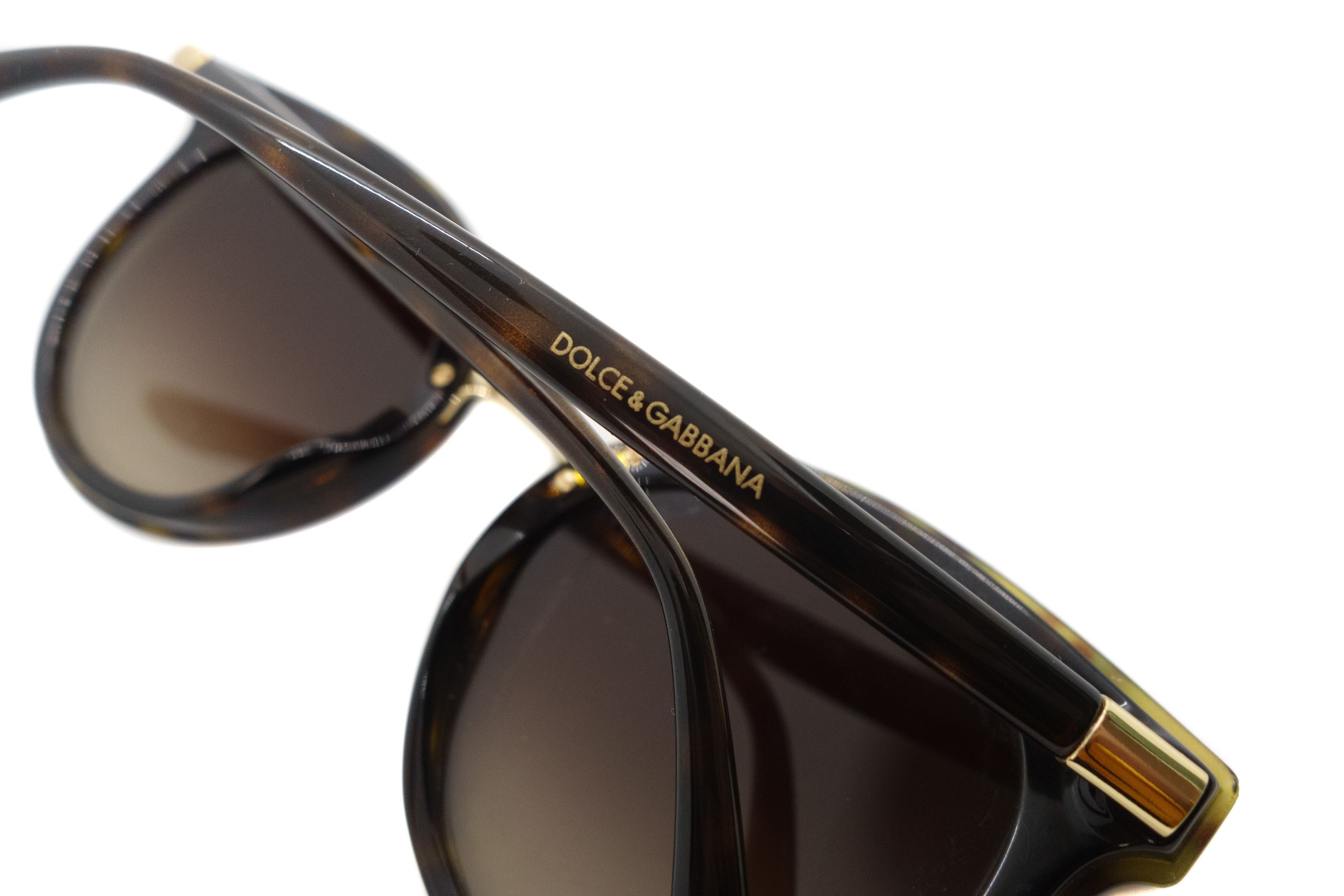 Dolce & Gabbana Havana Round DG 4371 Gradient Sunglasses Size ONE SIZE - 11 Thumbnail
